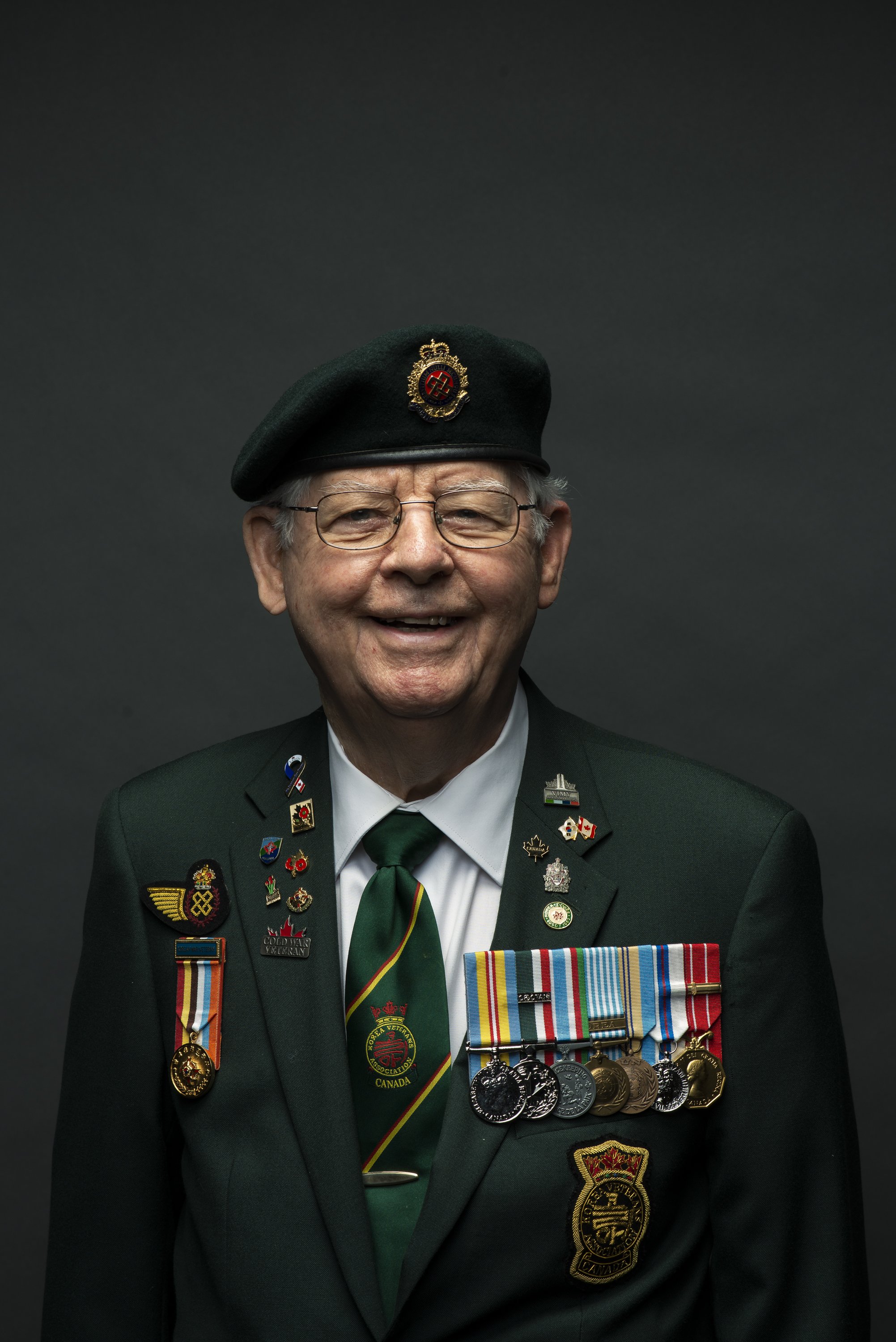  Portraits of Korean War veterans commissioned by the Embassy of Korea in Canada. 