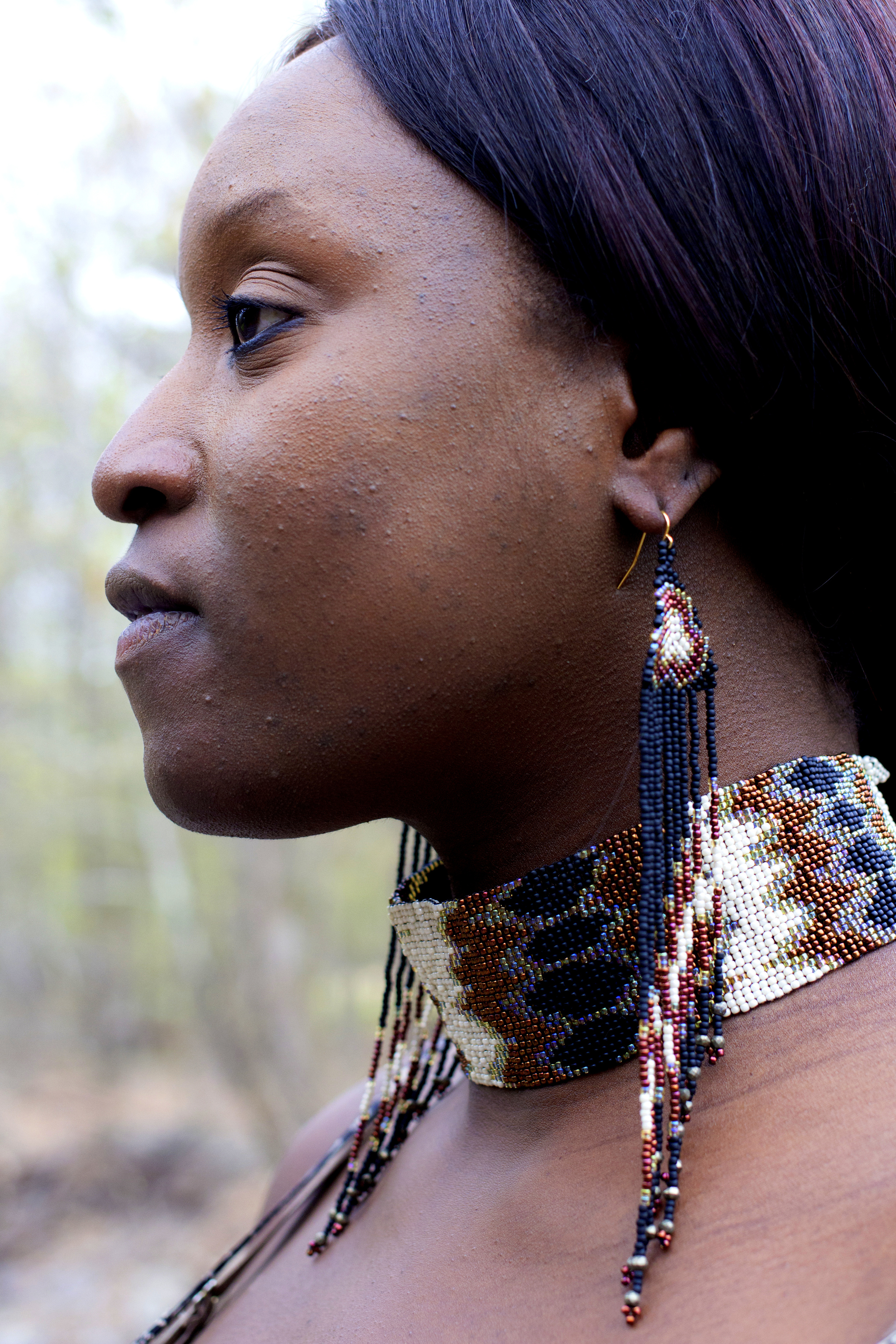 Diamondback Snake Necklace & Earrings