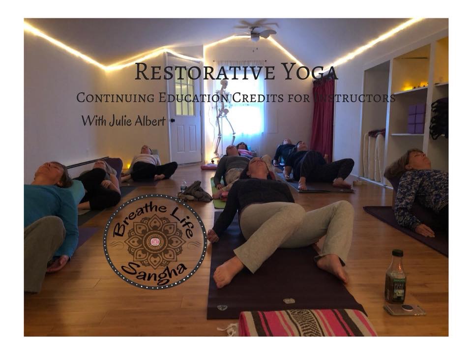 Restorative Yoga CEUs for Yoga Teachers