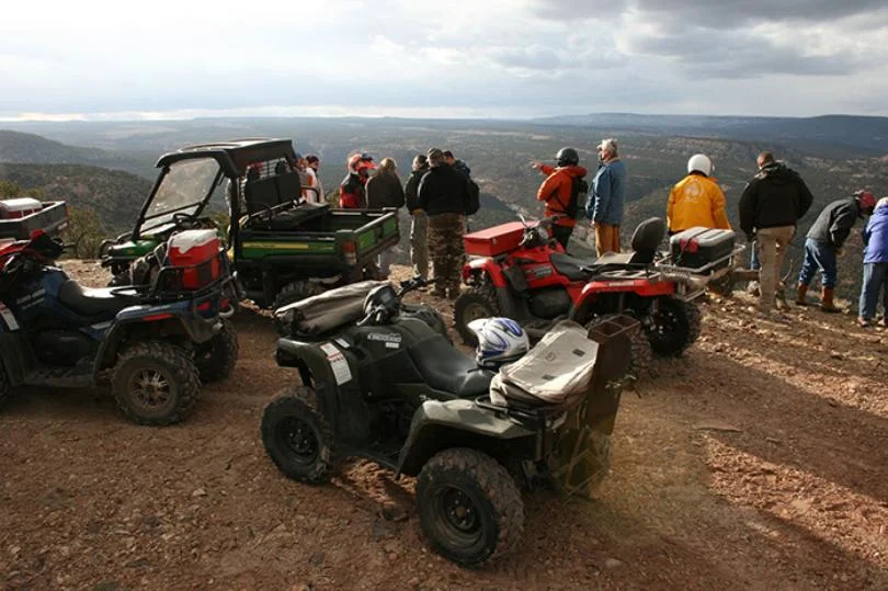 Diverse members of the NCA's Citizen Advisory Council on a field trip with BLM during the planning process.