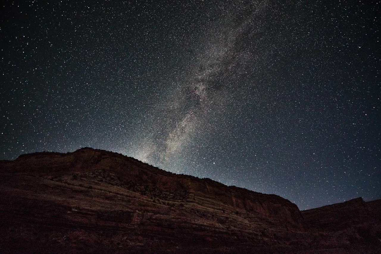 Morning sky before twilight in McInnis Canyons NCA. Photo: Rob Kurtzman 