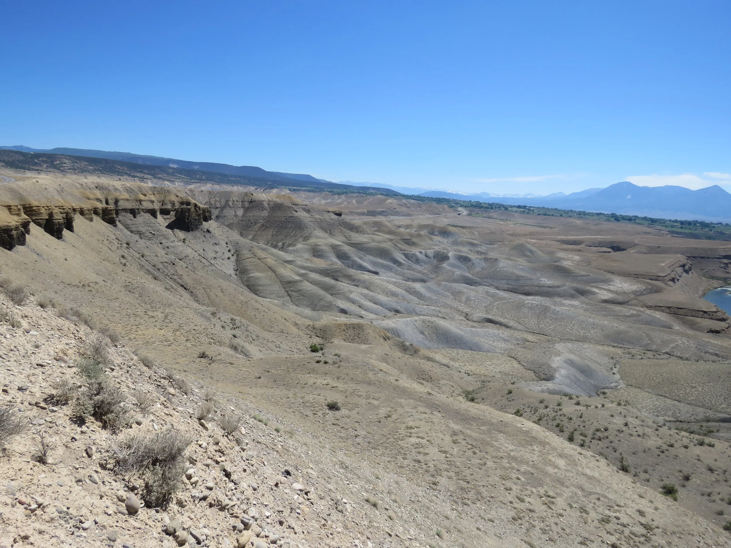  The lower Mancos Shale east of Delta, CO. 