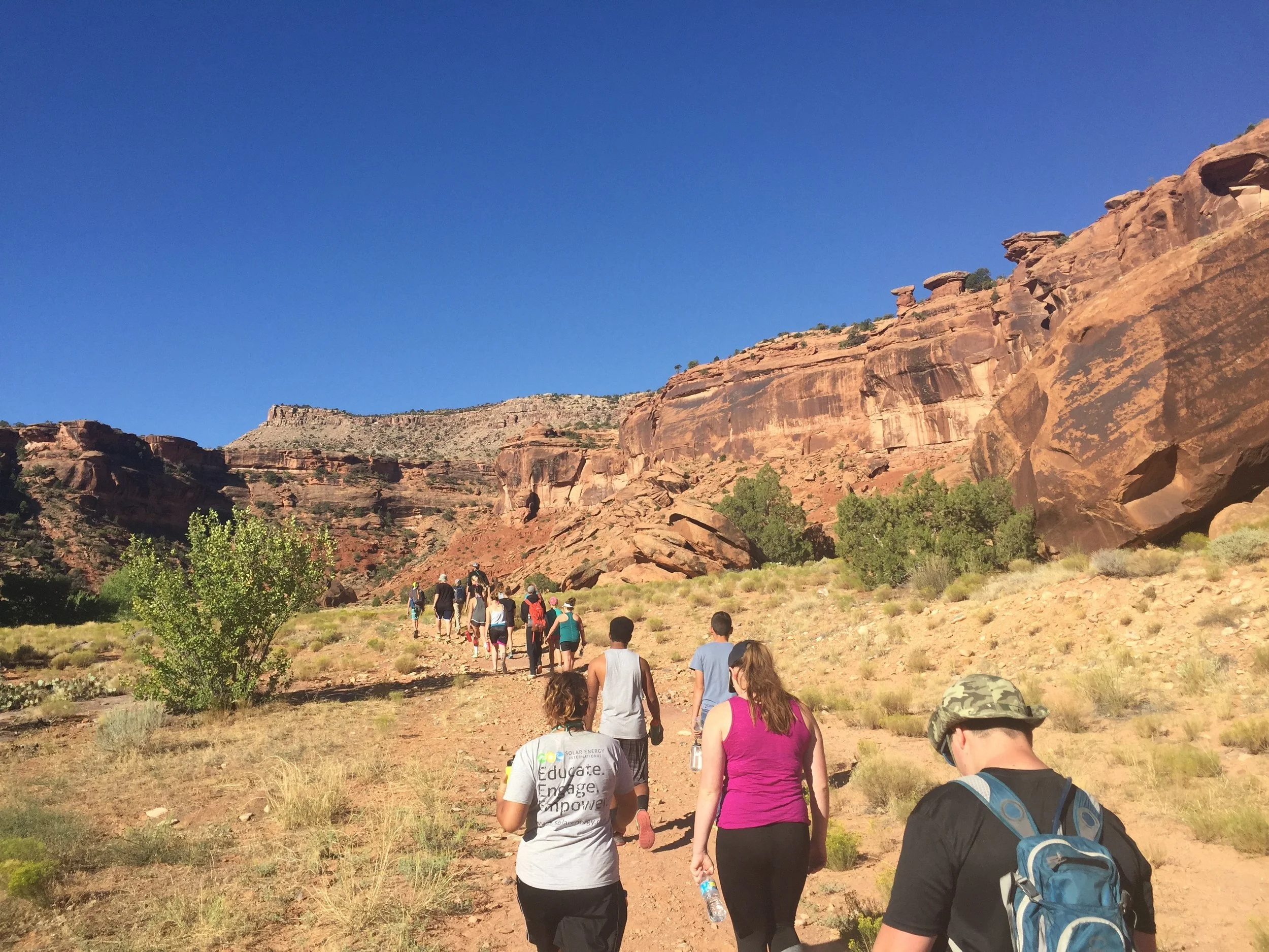 Hiking up Big Dominguez Canyon yields many spectacular views.