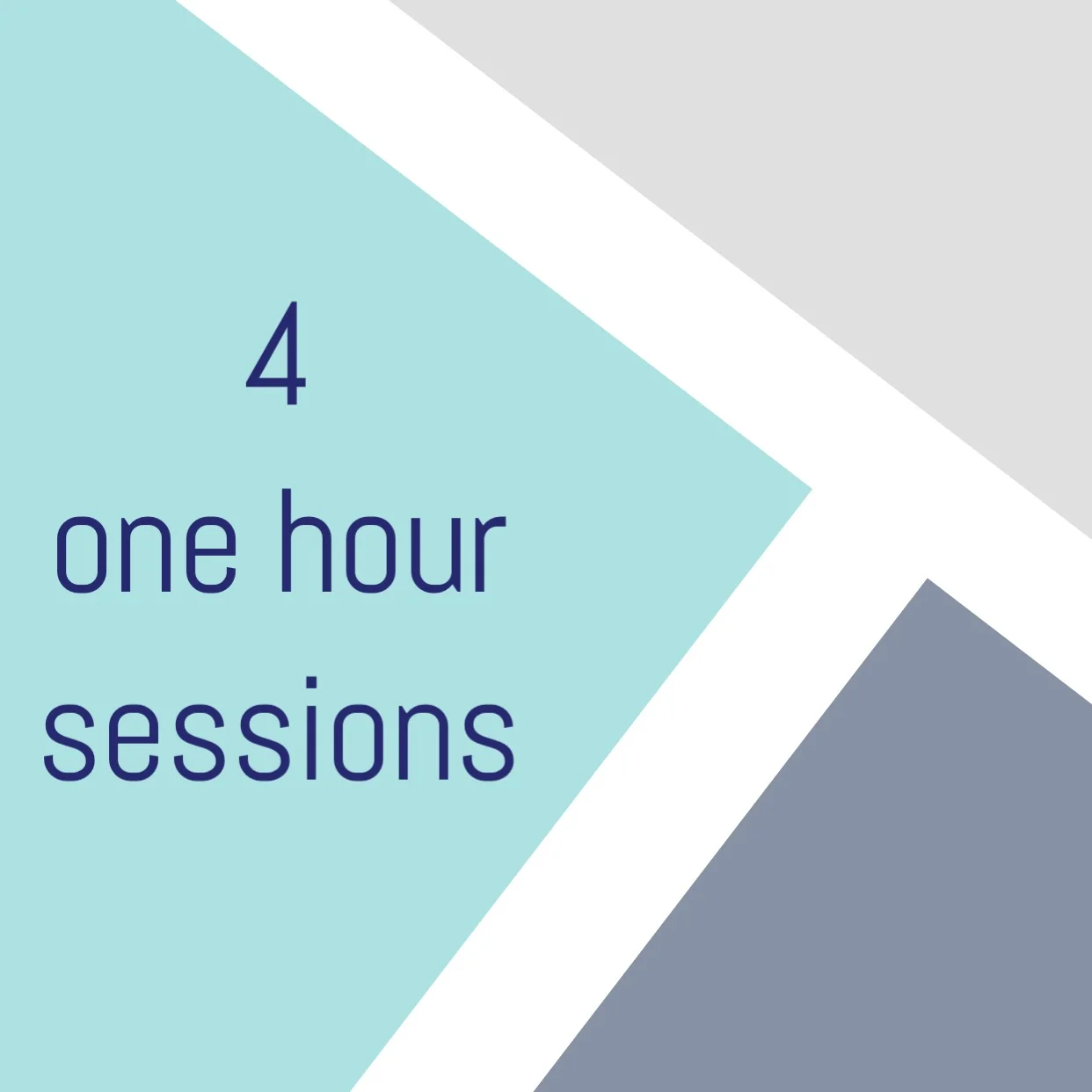 4 One Hour Sessions