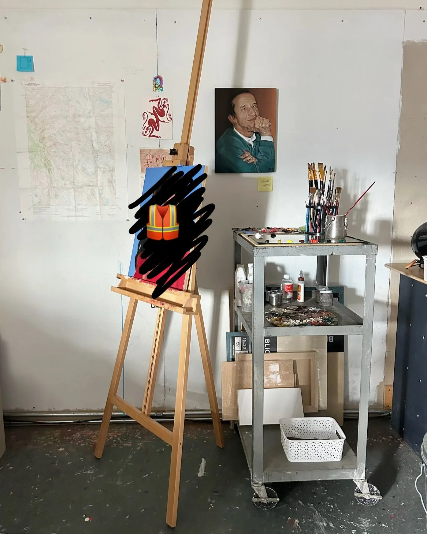 Getting settled into my new studio! This is a dream come true and I am one happy painter 🥳

Thanks @willmunford_art for going on an adventure and trusting me with your space for the next 6 months!