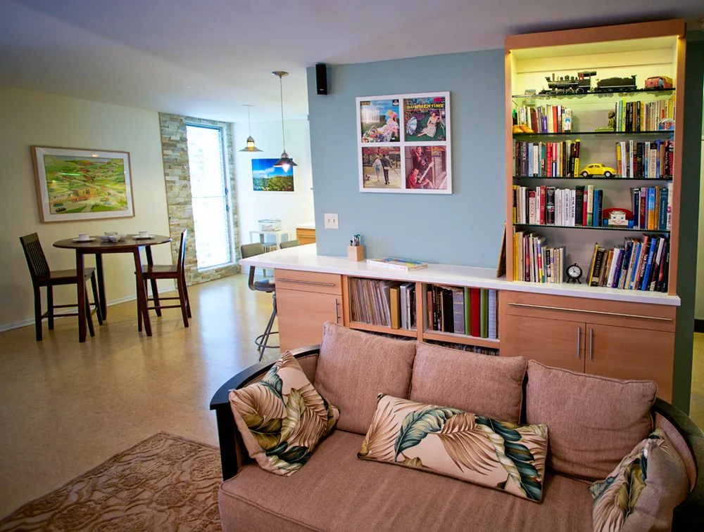 Modern Beech Bookshelf