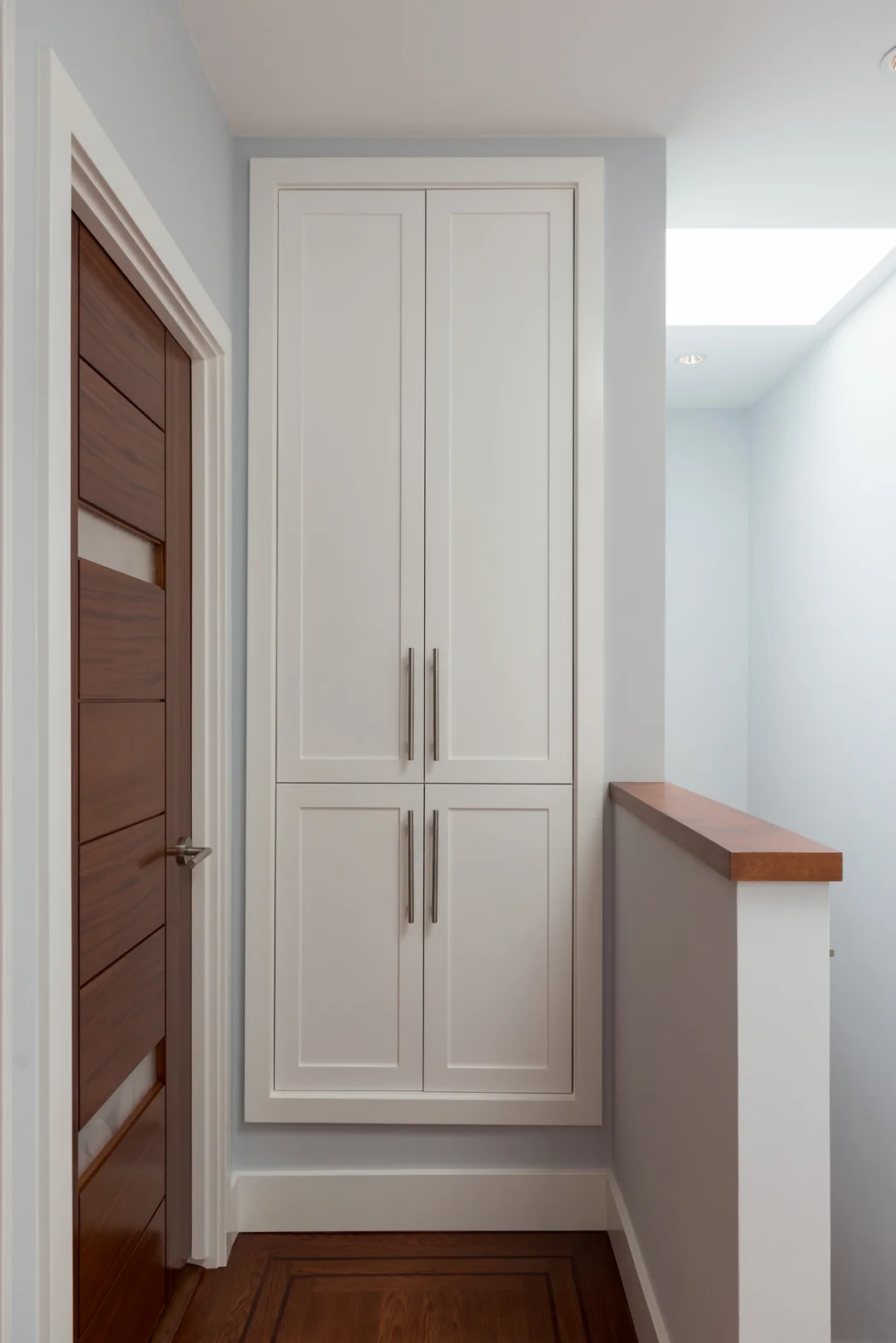 No such thing as too much hallway storage.