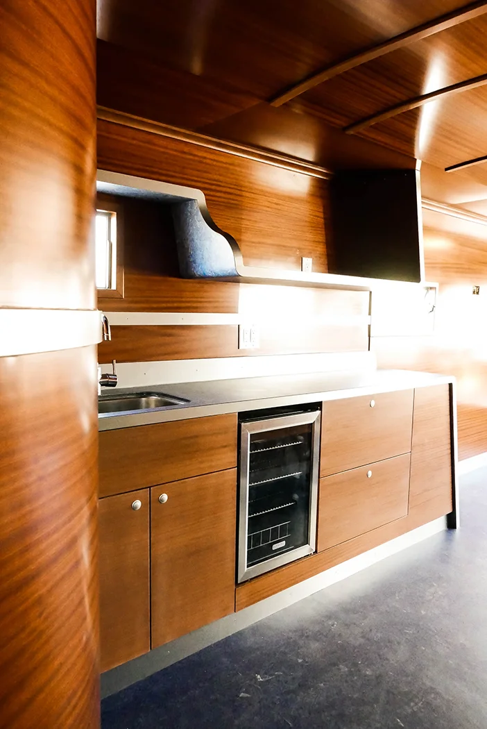 Spartan Trailer Remodel Able And Baker Custom Cabinetry