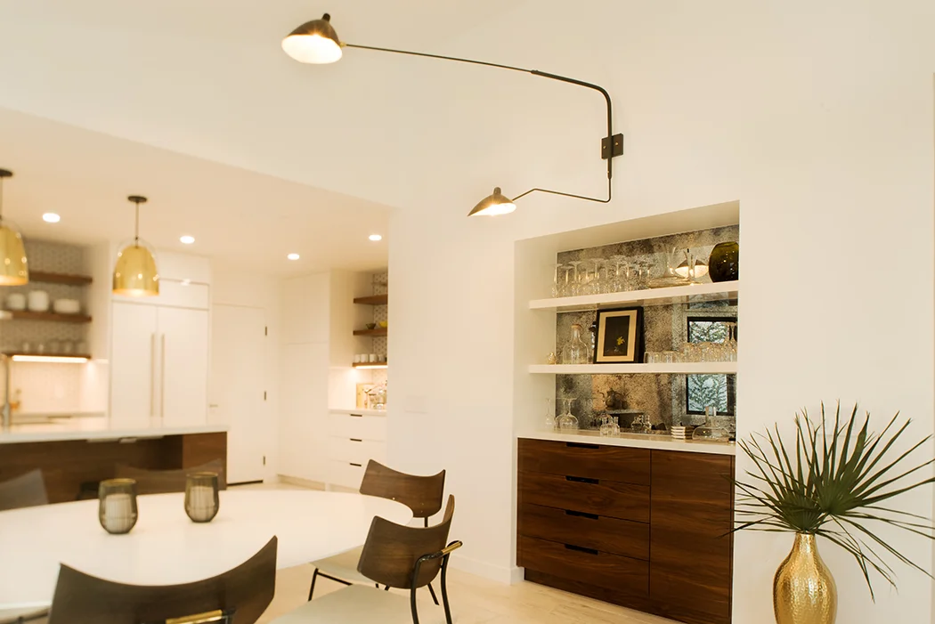 Custom Modern Dining Room Cabinetry