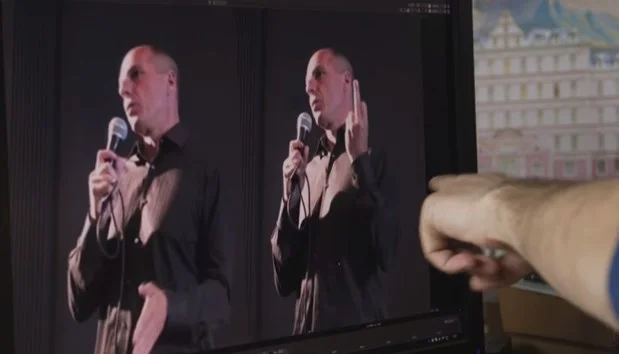 Mann der klaren Worte (und Gesten): Stinkefingerzeiger und Deutschlandverachter Yanis Varoufakis.