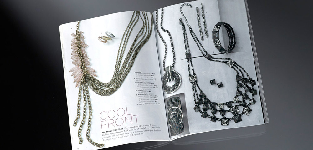 Catalog spread