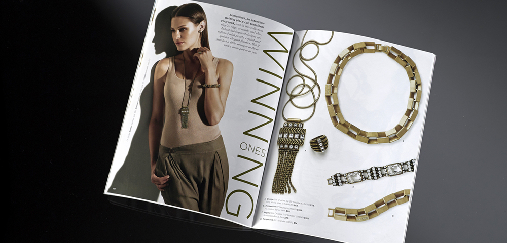 Catalog spread