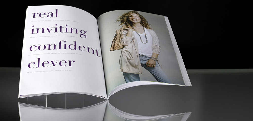 Brand book spread