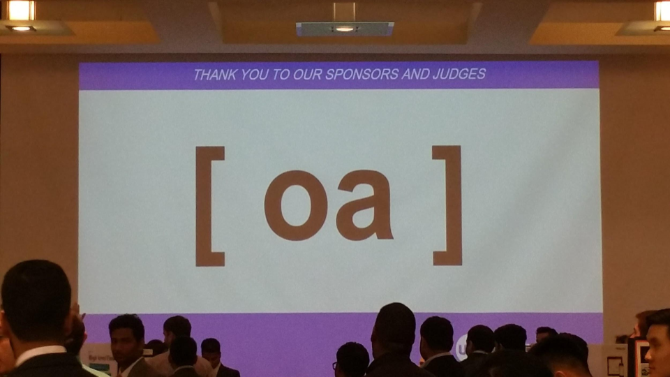 Honored to sponsor and judge UIC College of Business (COB) - CRIM Fall 2017 event.