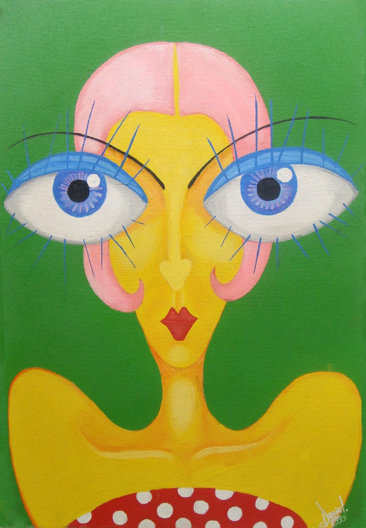 MADONNA latex on wood 38"x30"