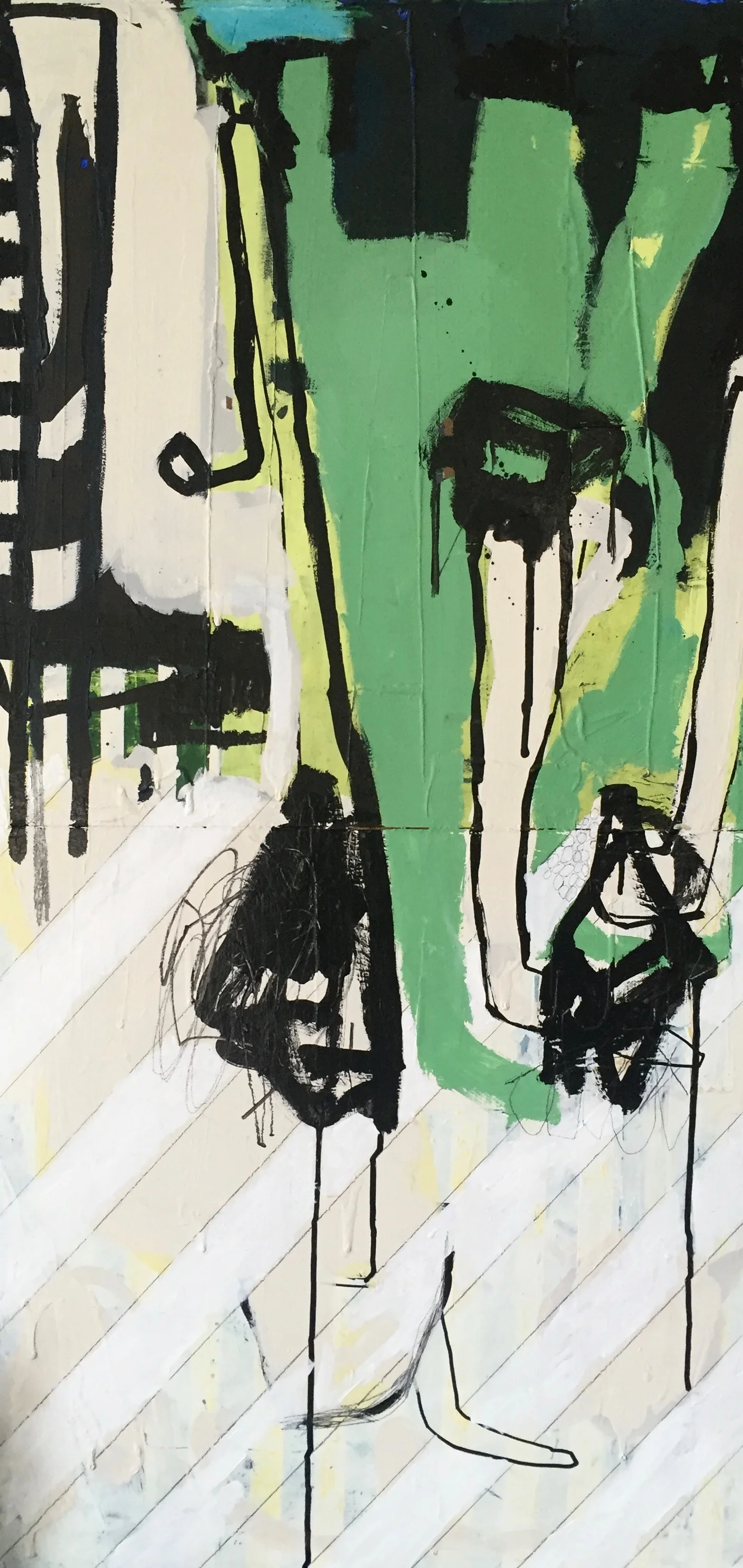 Green Dress 22" x 44"