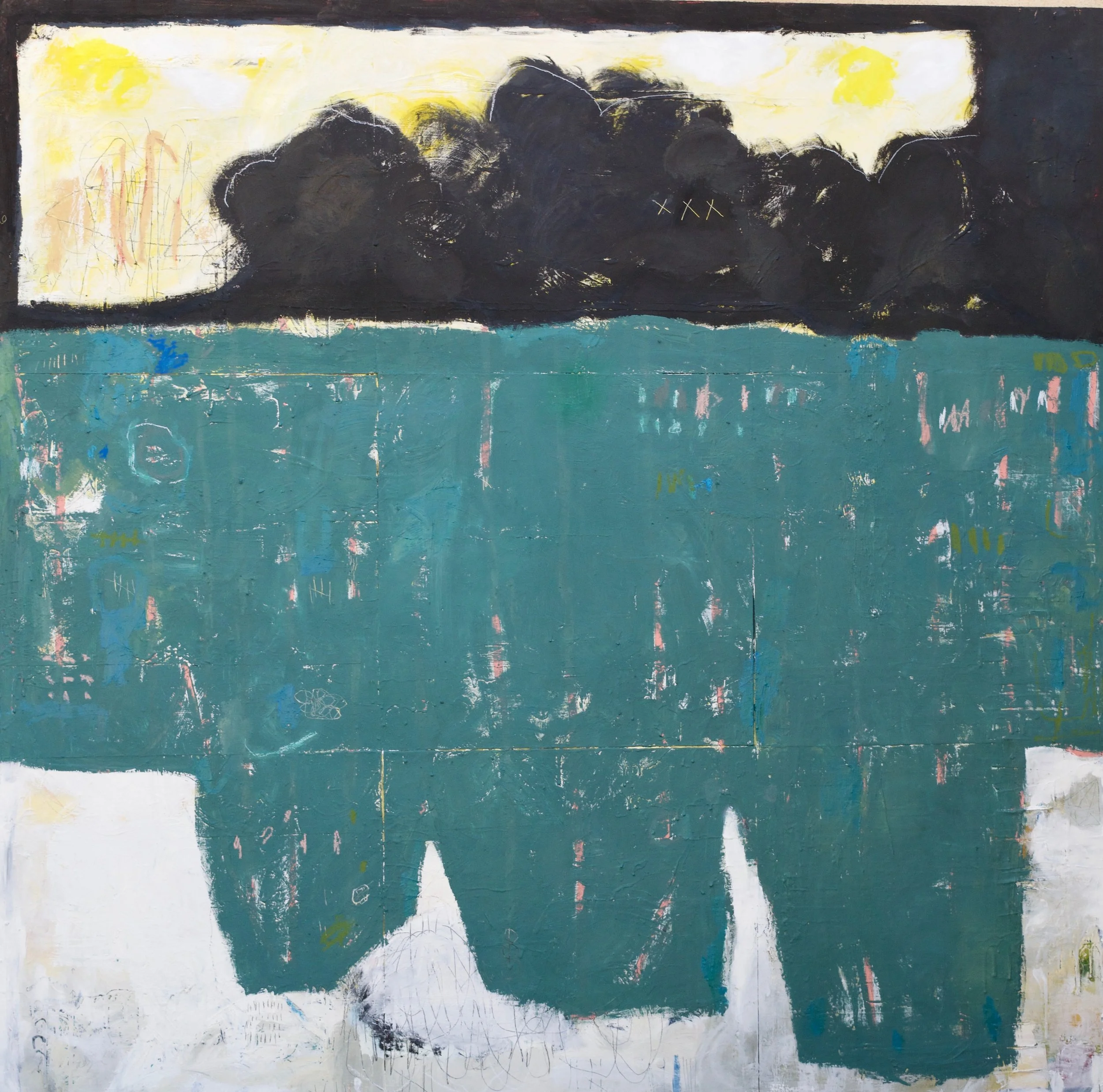 "I Called Your Name to the Ocean" 66" x 66"