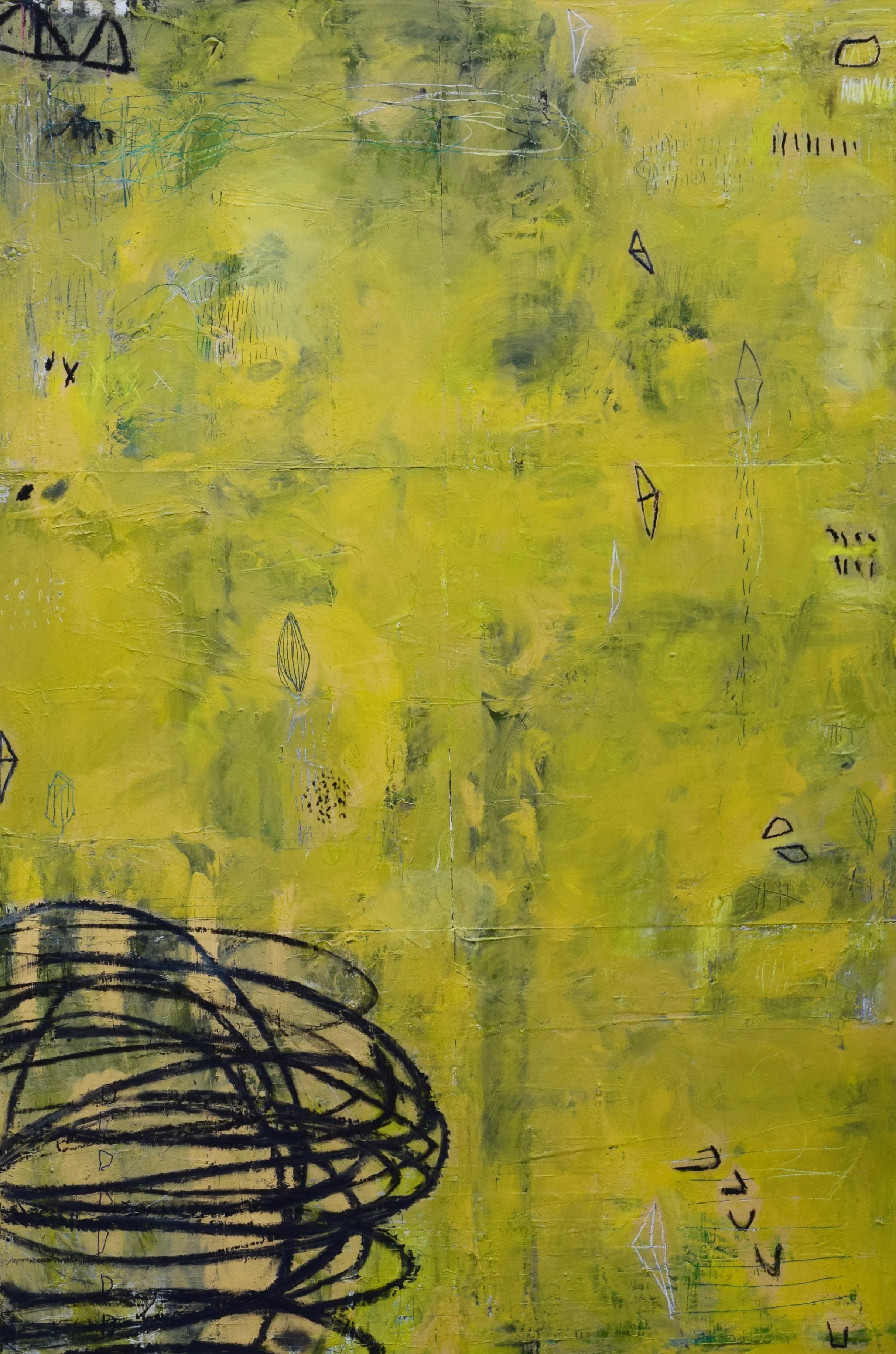 "I Am a Hurricane" 44" x 66"