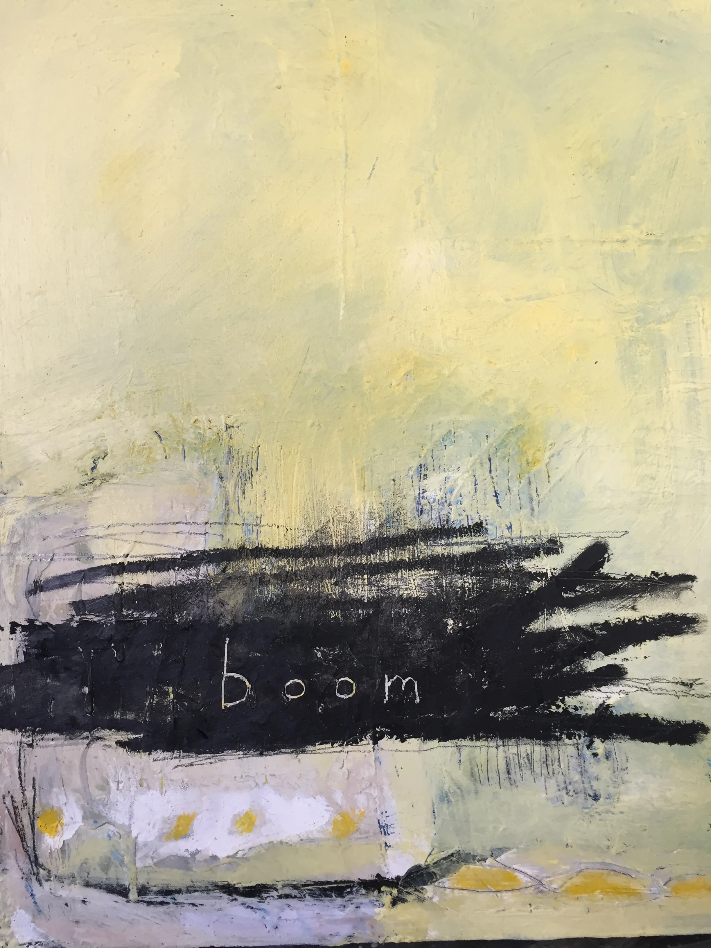 Yellow Days  22" x 22" available at Artful Sol