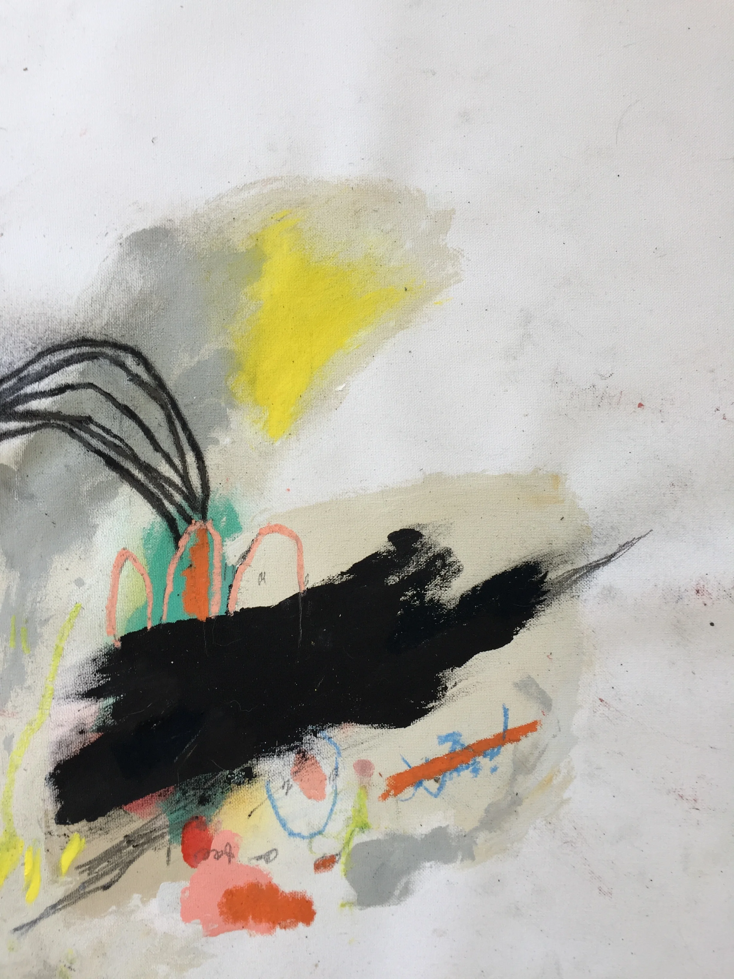 The Rainbow Has Broken  18" x 24" . available in studio