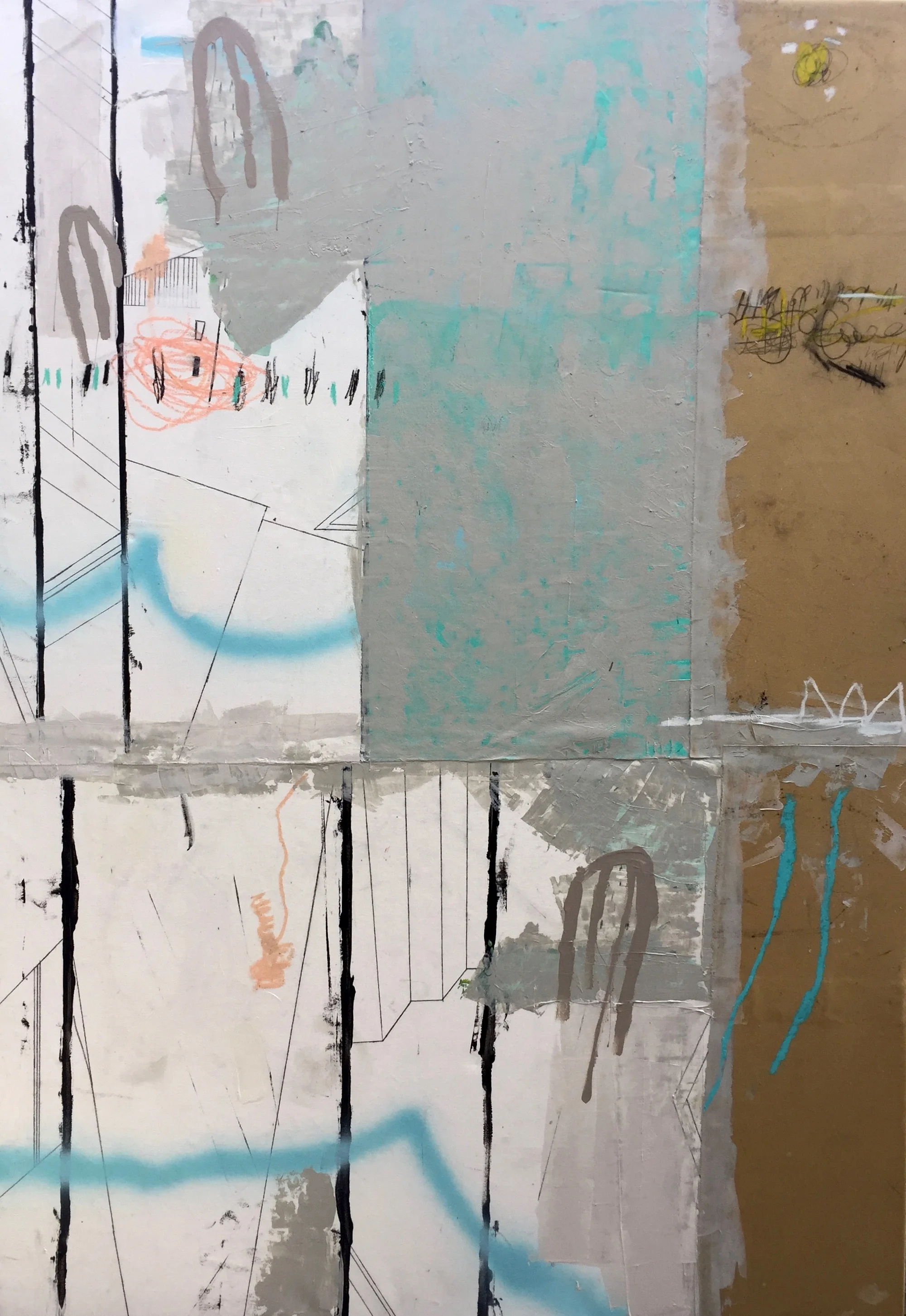 Stairs Always Lead To You 66" x 46"