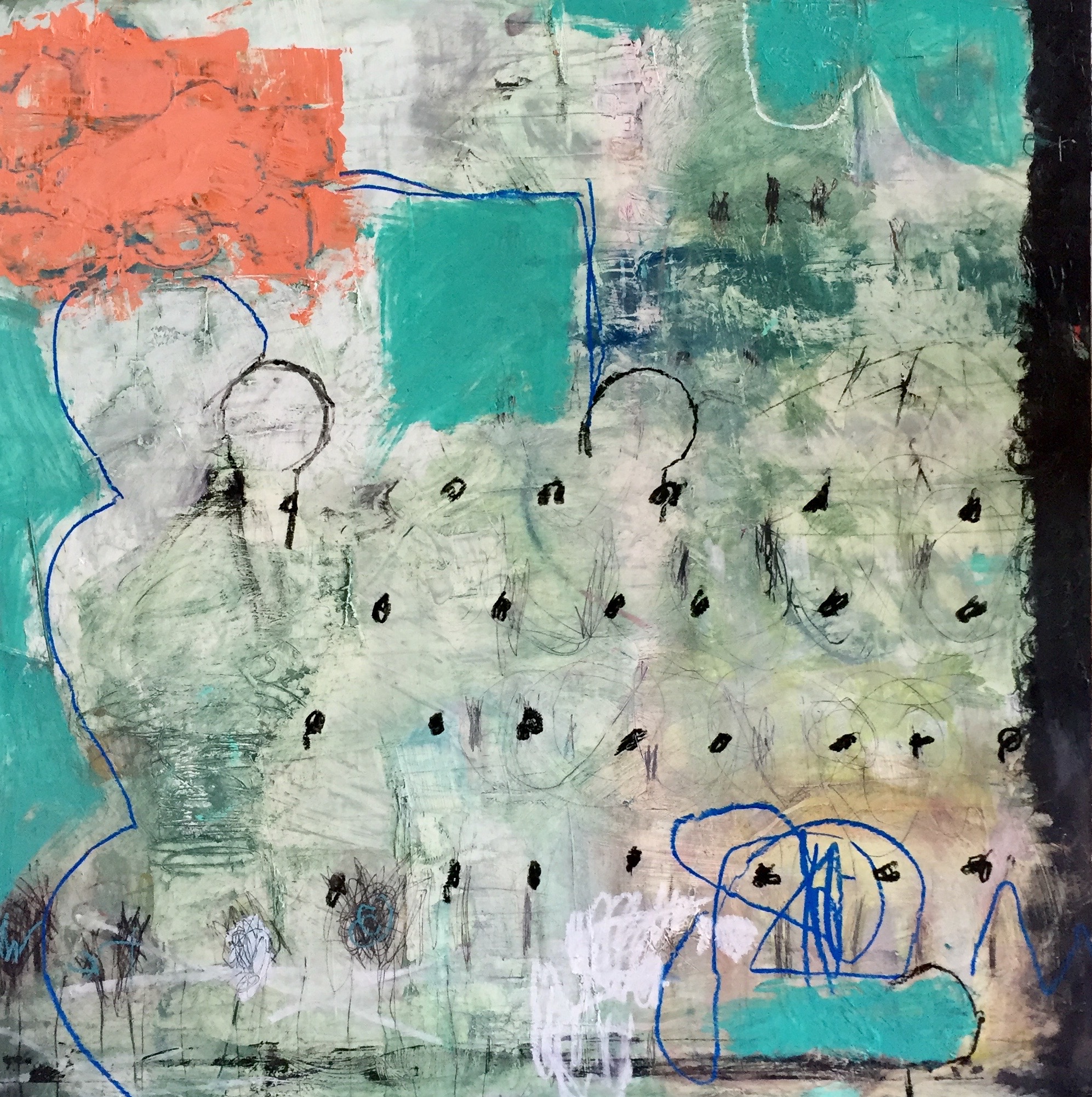 Garden of Ideas 32" x 32"