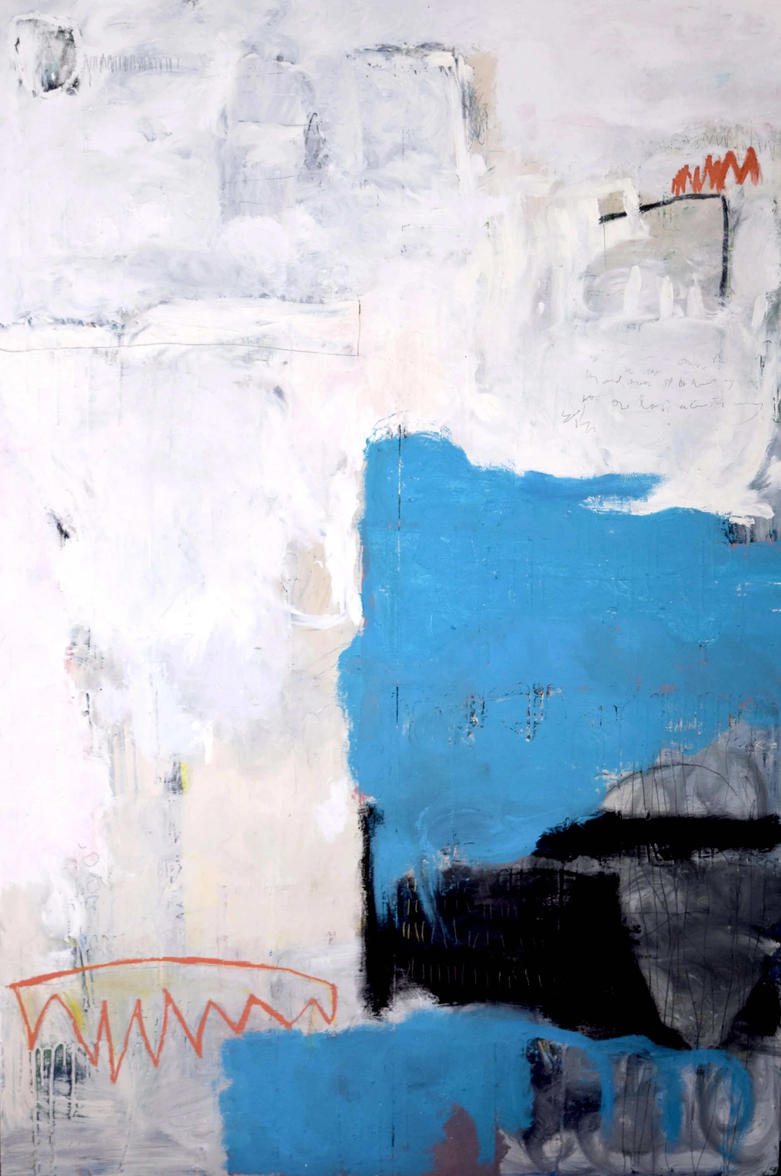 I Will Try to Fly With One Wing   44" x 66"  available in studio. SOLD