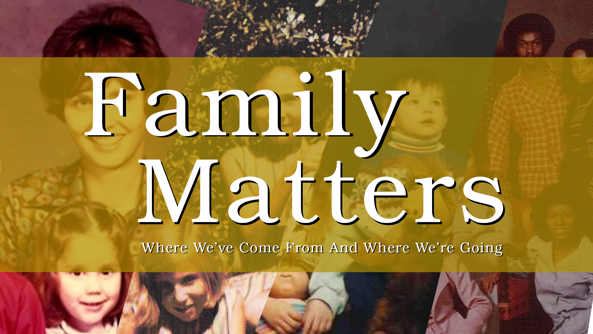 Family Matters - Part 3: "Our Family Plan" (Pastor T.D.)