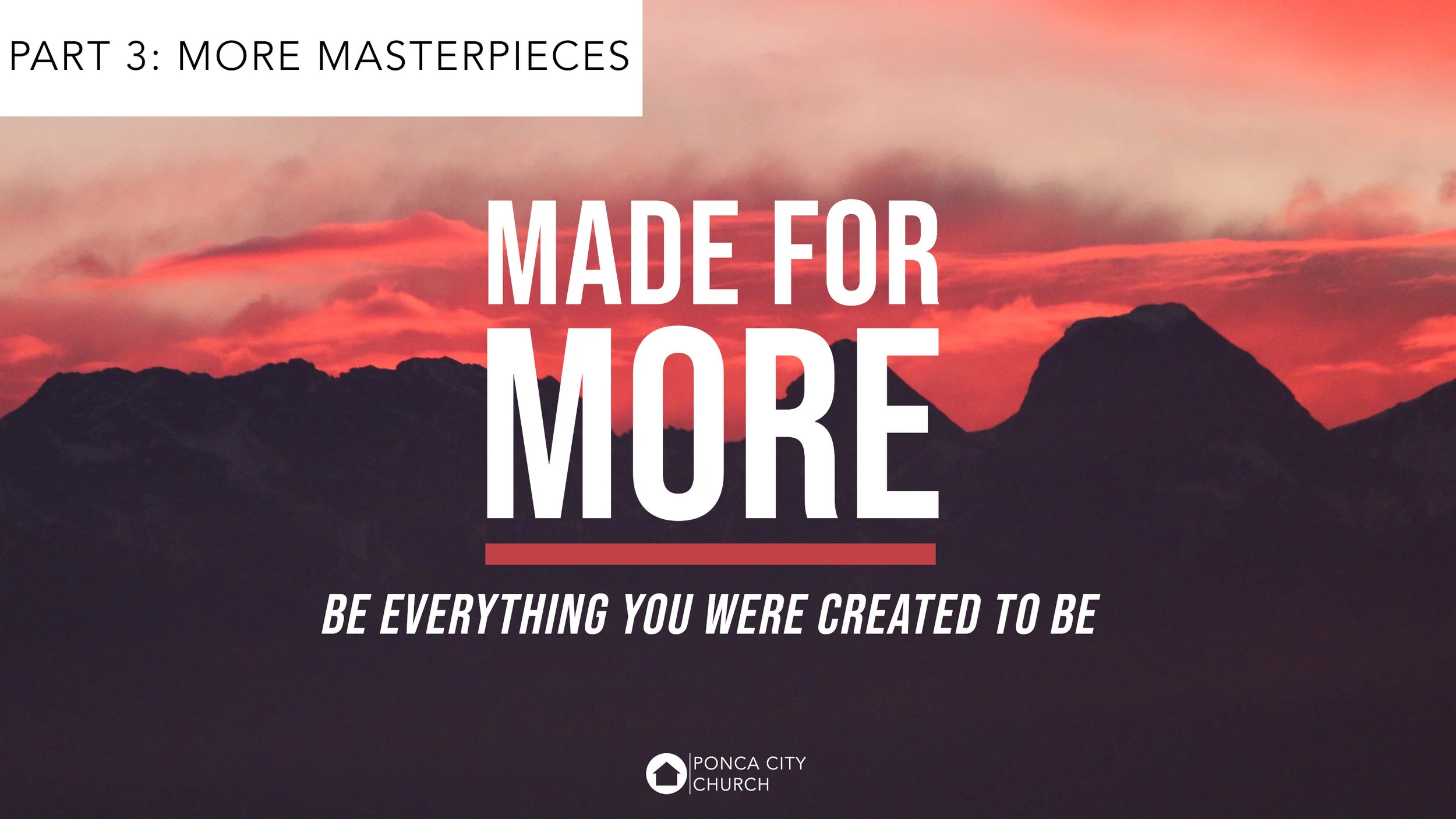 More Masterpieces | T.D. Davis | Ponca City Church | 5.12.19
