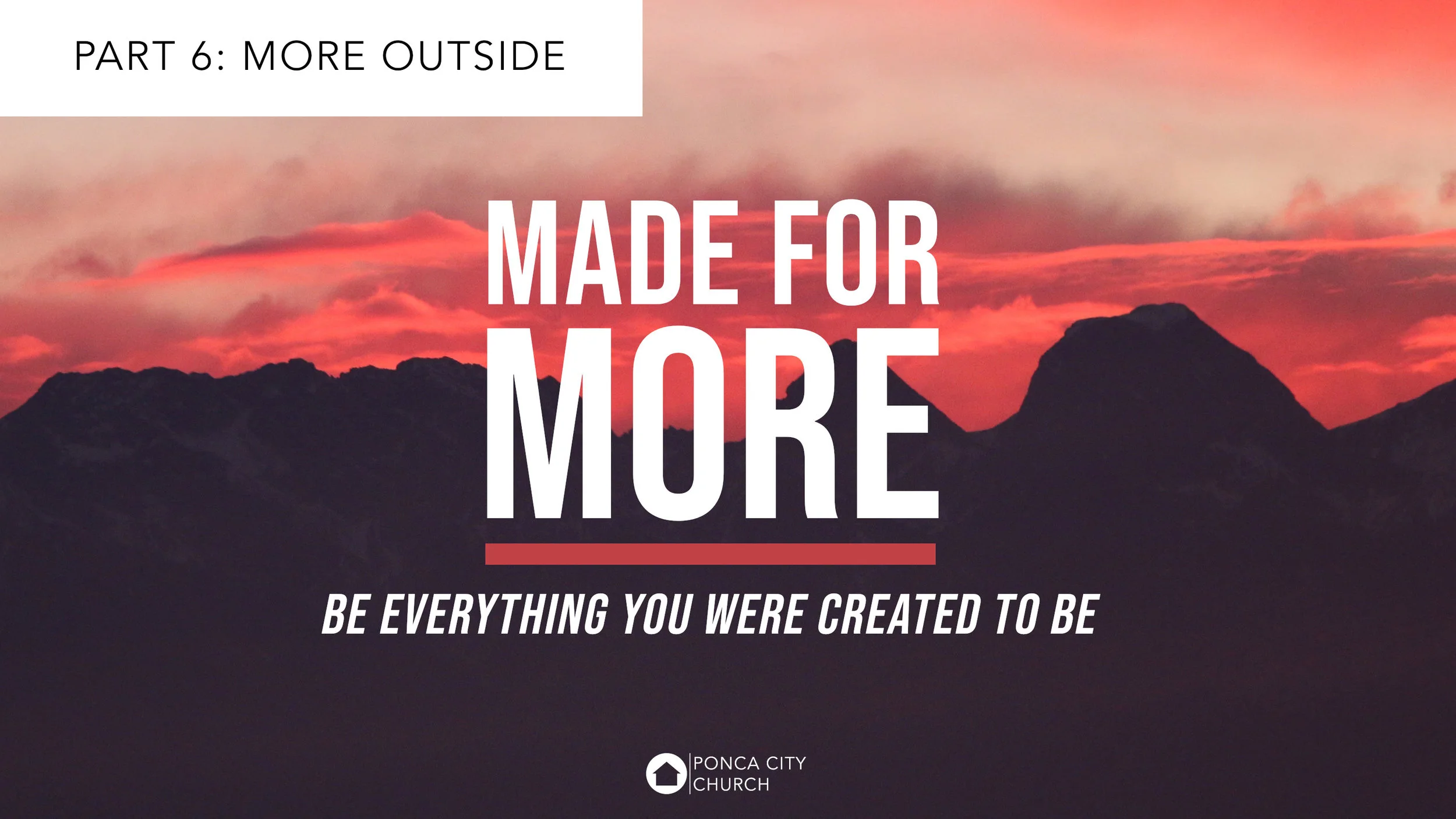 More Outside | T.D. Davis | Ponca City Church | 6.2.19