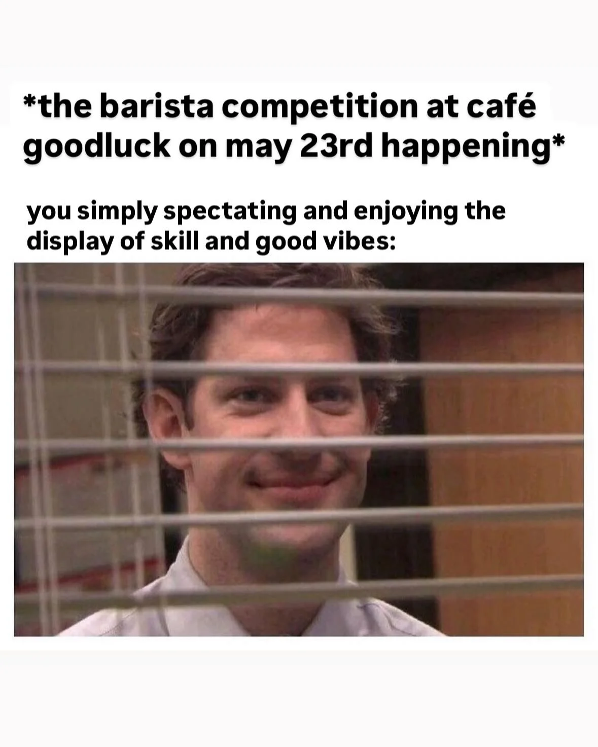 we are getting excited for the barista competition this friday! 🤩

there has been lots of interest in spectatorship so in order to not exceed capacity we&rsquo;ve added a spectator option to the registration! head to the link in our bio and reserve 