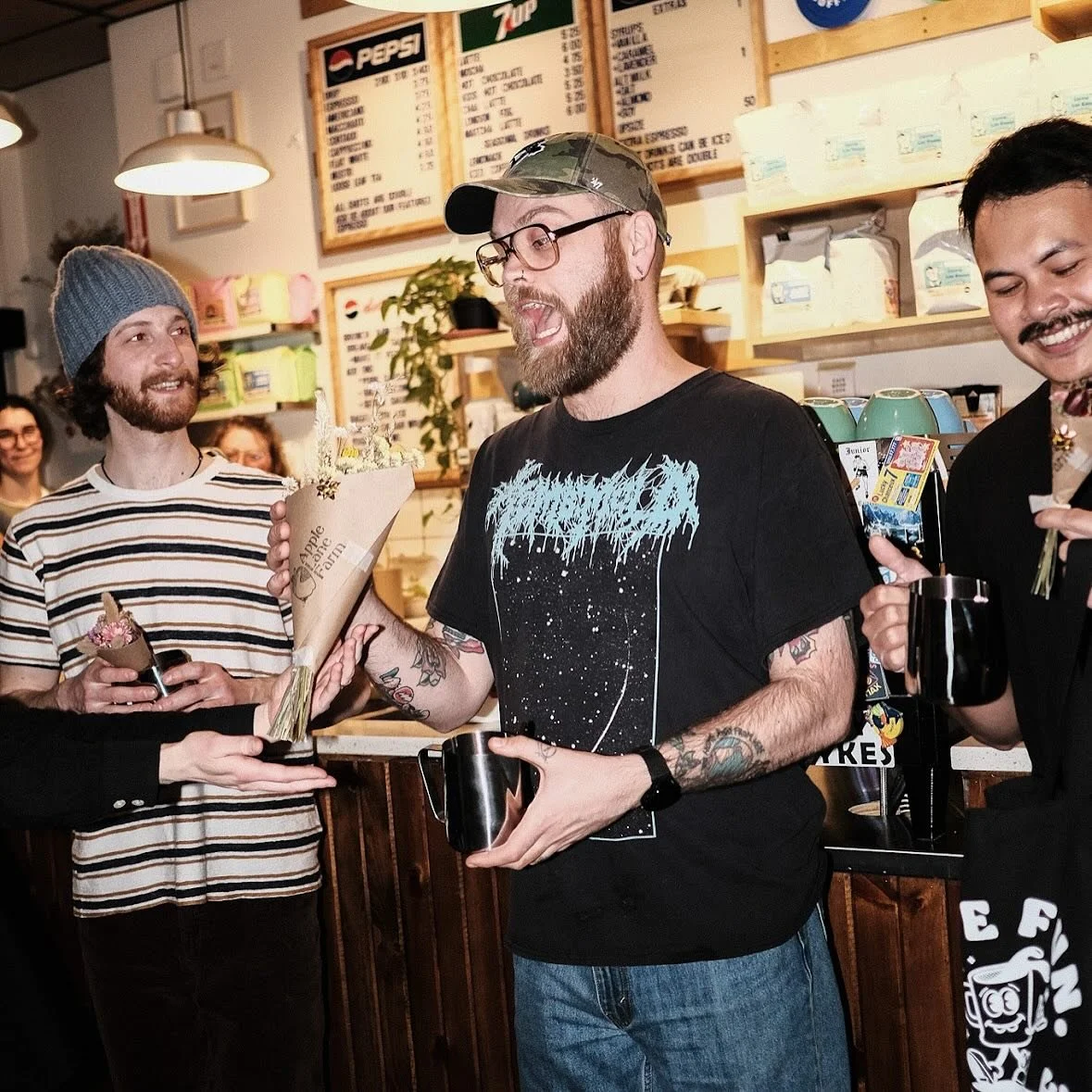 thank you so much to everyone who came out for our barista jam! 😍 we had so so so much fun and we can&rsquo;t wait to do one again! (keep your eyes peeled 👀)

a special thank you to @bramble.hfx, @eightouncecoffee and @havefun.coffee and congratula