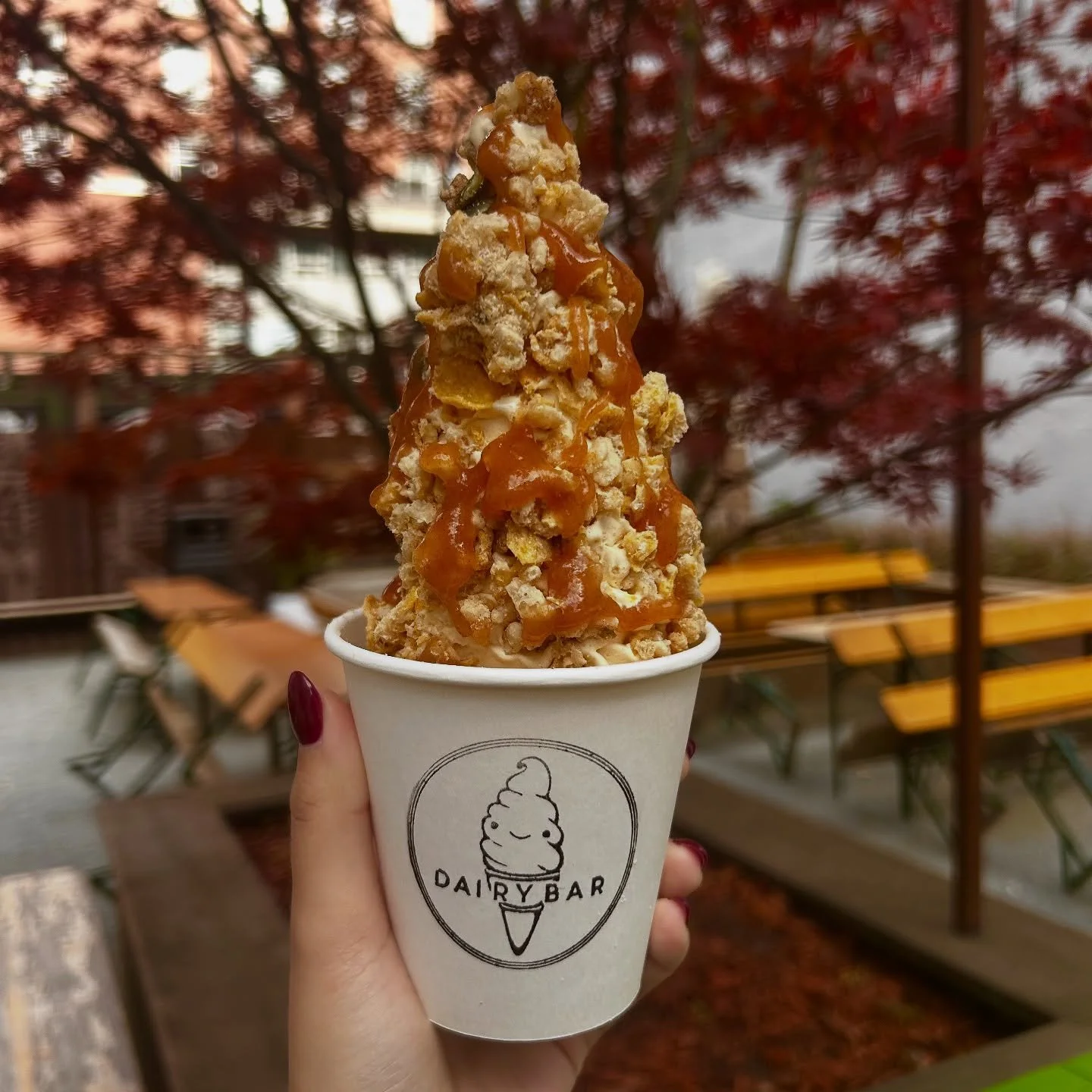 FEATURE SUNDAE: &ldquo;OH MY GOURD&rdquo;🎃
-PUMPKIN SPICE SOFT SERVE
-WHITE CHOCOLATE PUMPKIN CRUMBLE
-APPLE PIE SAUCE

OUR FEATURE SUNDAE IS BACK AND WAITING FOR YOU!! 🎃 

WE ARE ALSO OPEN ALL THANKSGIVING WEEKEND! THE BEST SWEET TREAT AFTER A TUR