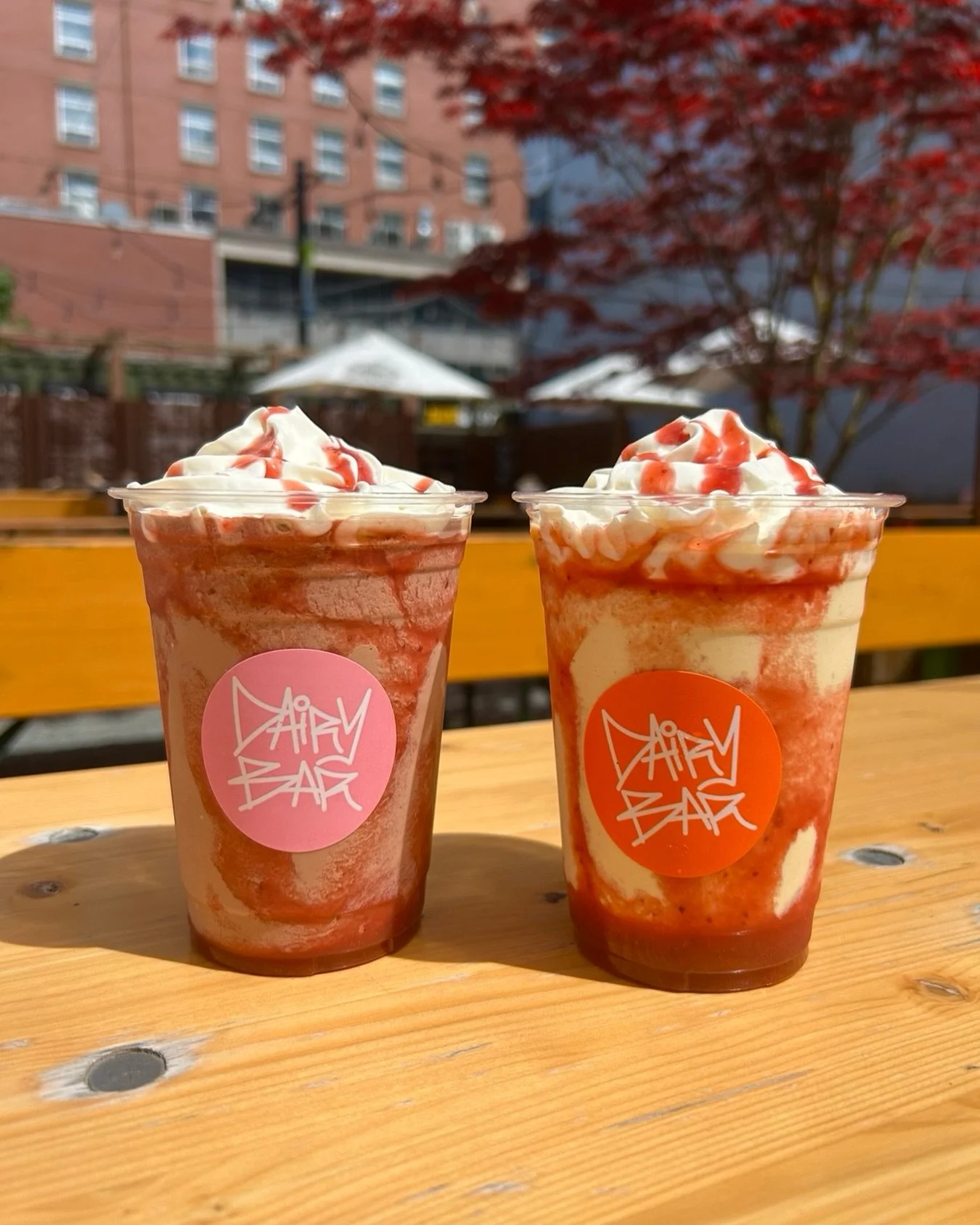 2 feature flavours = fun milkshake combos!!🥤

&bull;CHOCOLATE STRAWBERRY🍫🍓
&bull;STRAWBERRY BANANA🍓🍌
&bull;CHOCOLATE BANANA🍫🍌

These are just a few of our favourite Chocolate Banana Week combos. And yes&hellip;these shakes are B-A-N-A-N-A&rsqu