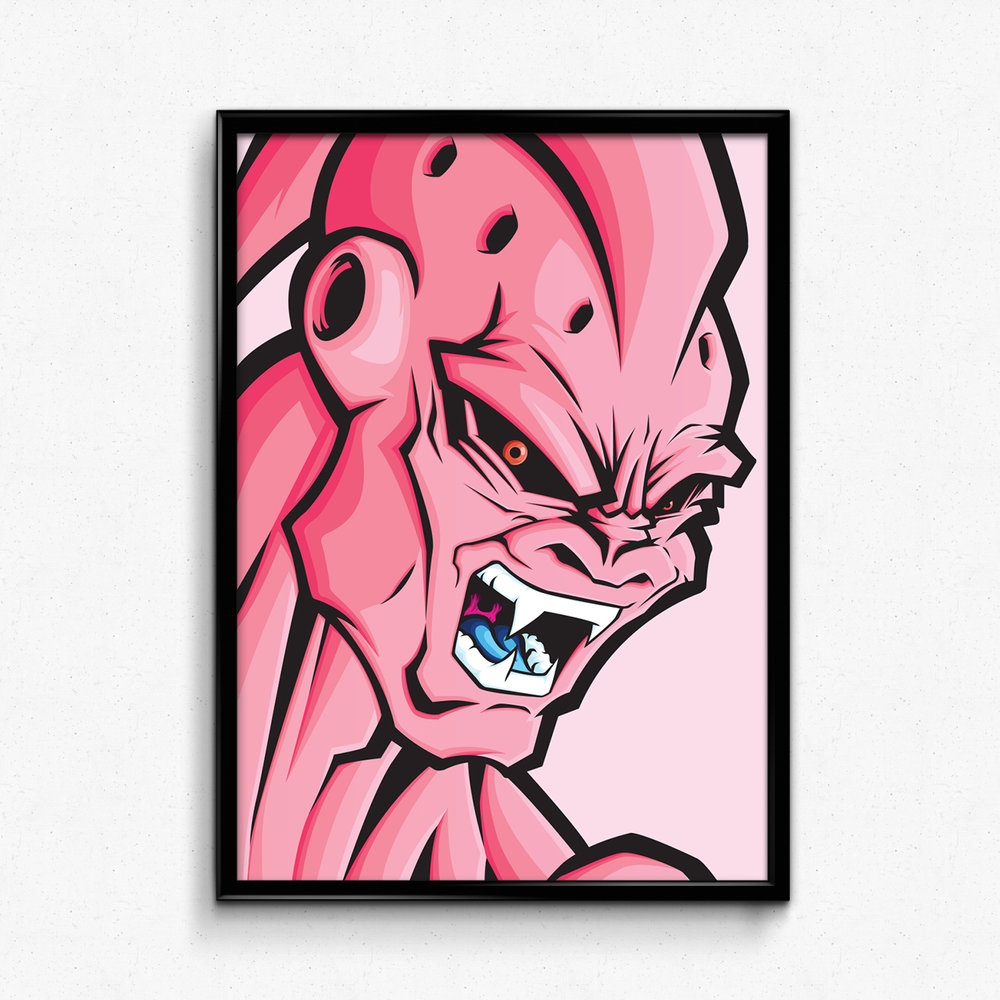 Dragon Ball Z Majin buu | Art Board Print