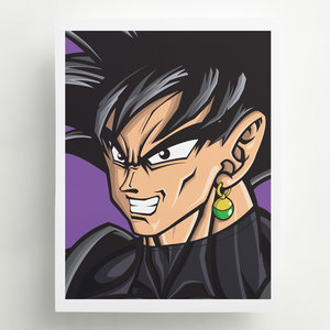 Goku Black Dragon Ball Super | Metal Print