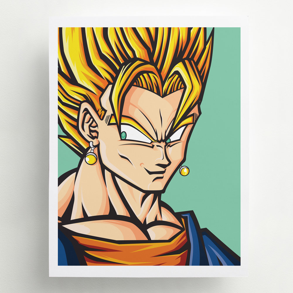 Vegetto Super Saiyajin Blue - Vegito DBZ Photographic Print for