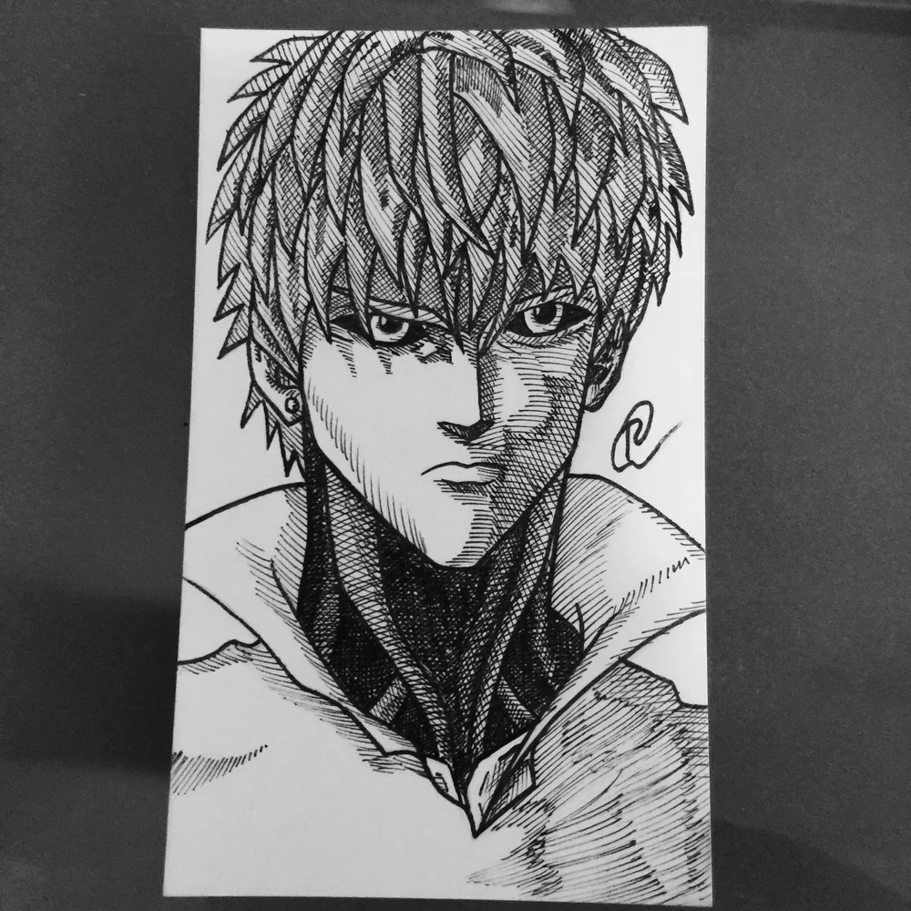 Orozco Design Store One Punch Man Genos Ink Original