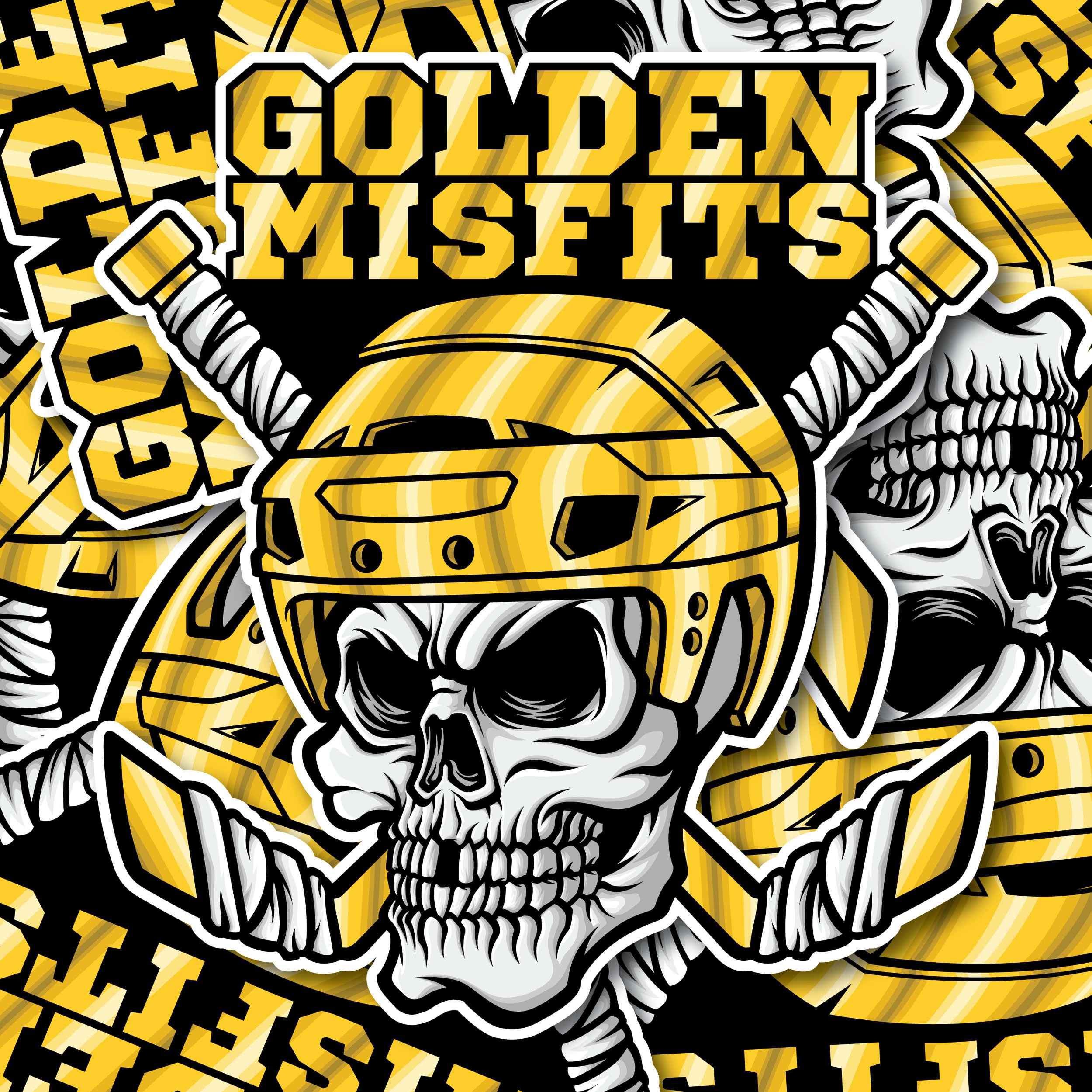 YouTheFan 2507736 12 x 12 in. NHL Vegas Golden Knights 3D Logo Series Wall Art