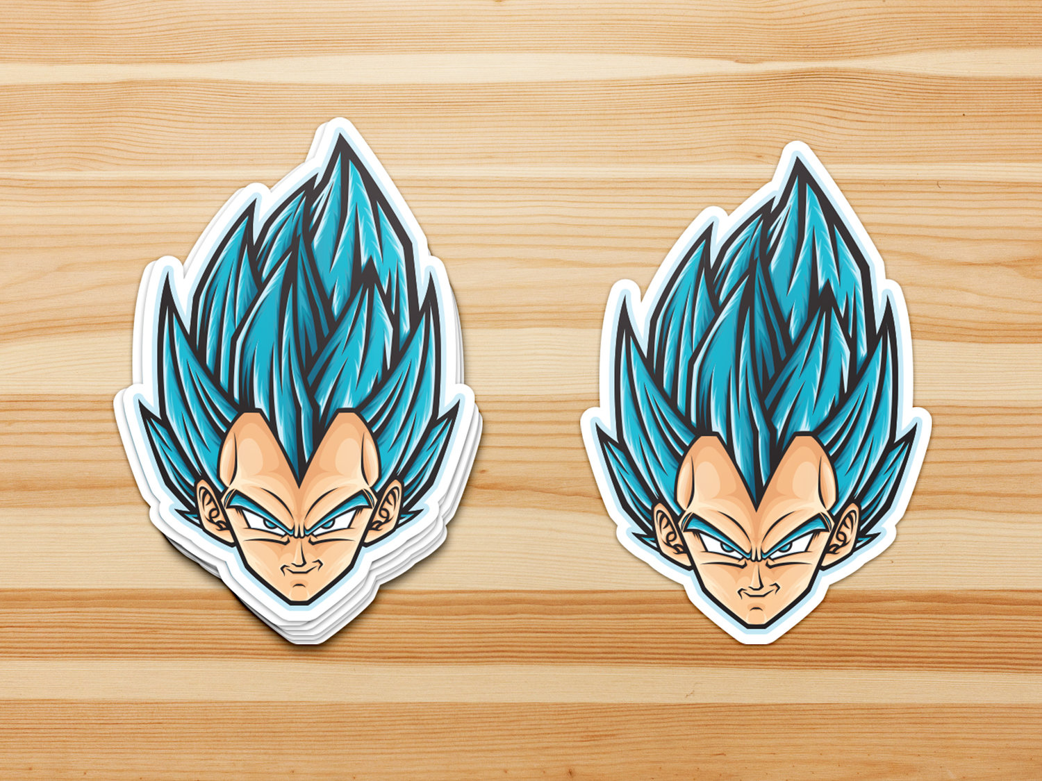 Sticker Mural Vegeta vs Boo, Autocollants