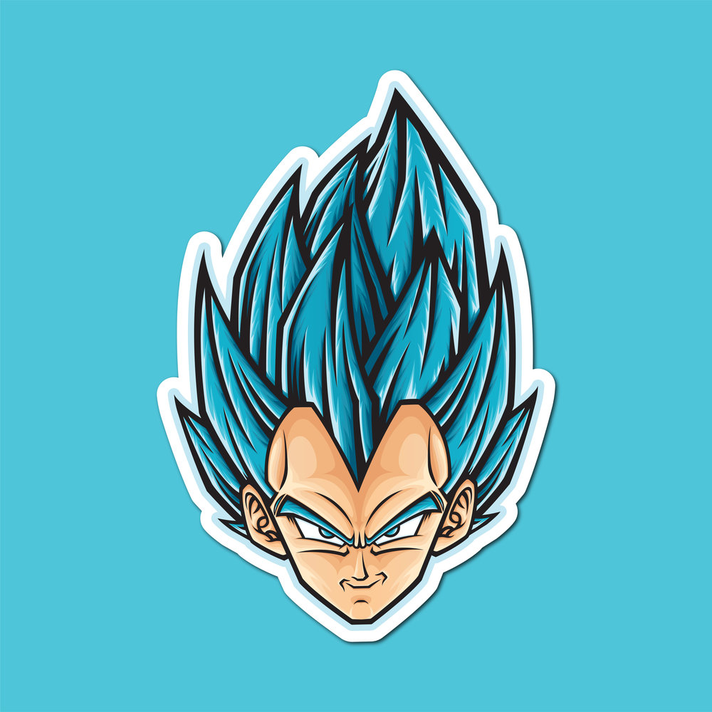 Dragon Ball Super Ultra Instinct Mastered Vegeto Sticker