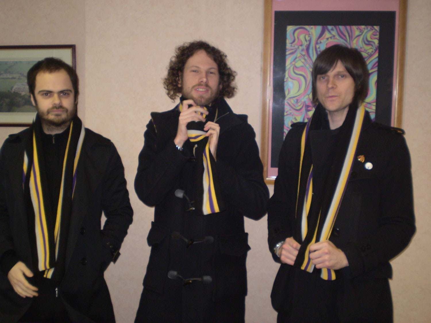 Photo: Three of the Kaiser Chiefs met in the same Year 7 class at St. Mary's