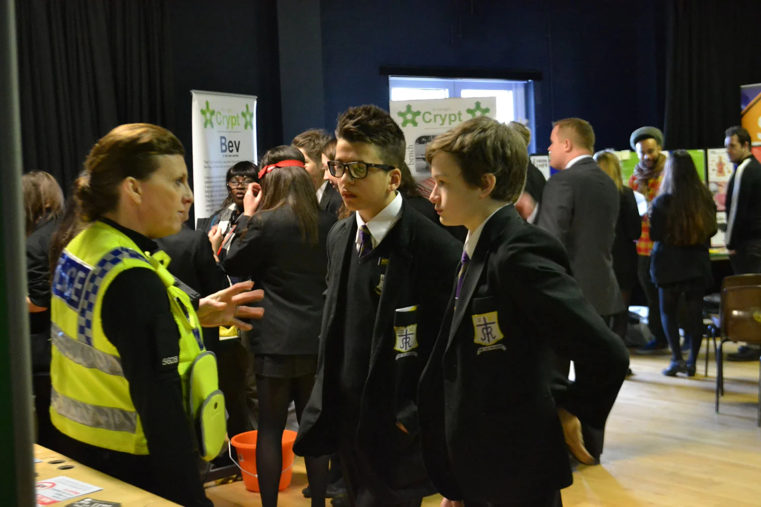 Photo: PC Bisset was at the event.