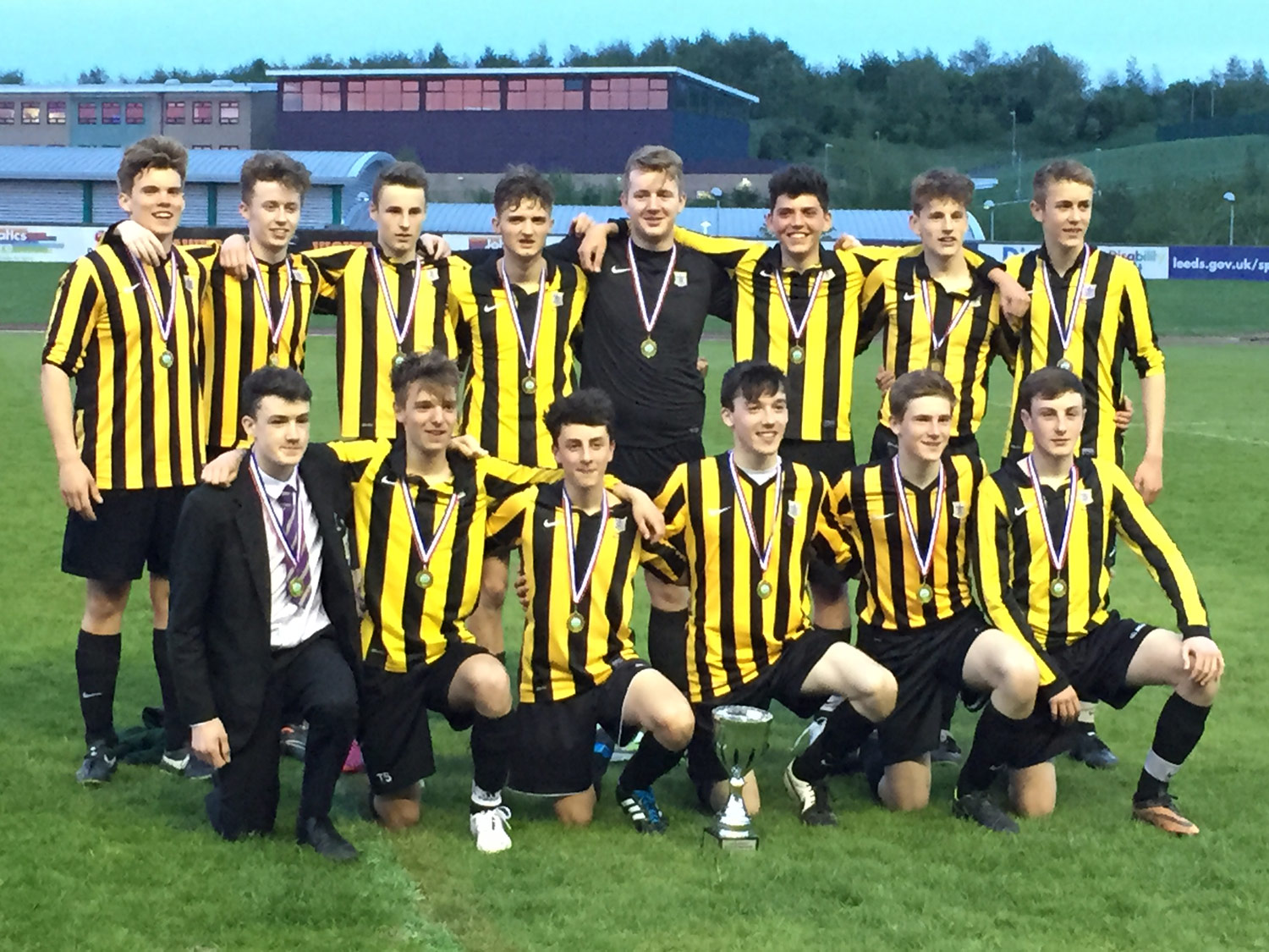 Photo: BACK ROW LEFT TO RIGHT: Aidan Conlon, Alex Noonan, Chris Ginty, Ryan Smith, Brad Colburn, Shae Stringwell, Ollie Armitage, Luke Hourigan FRONT ROW LEFT TO RIGHT: Max Ryan, Lawrence Patterson, Keane Barber, Stan Fleming, Ben Hings, Cameron Roberts