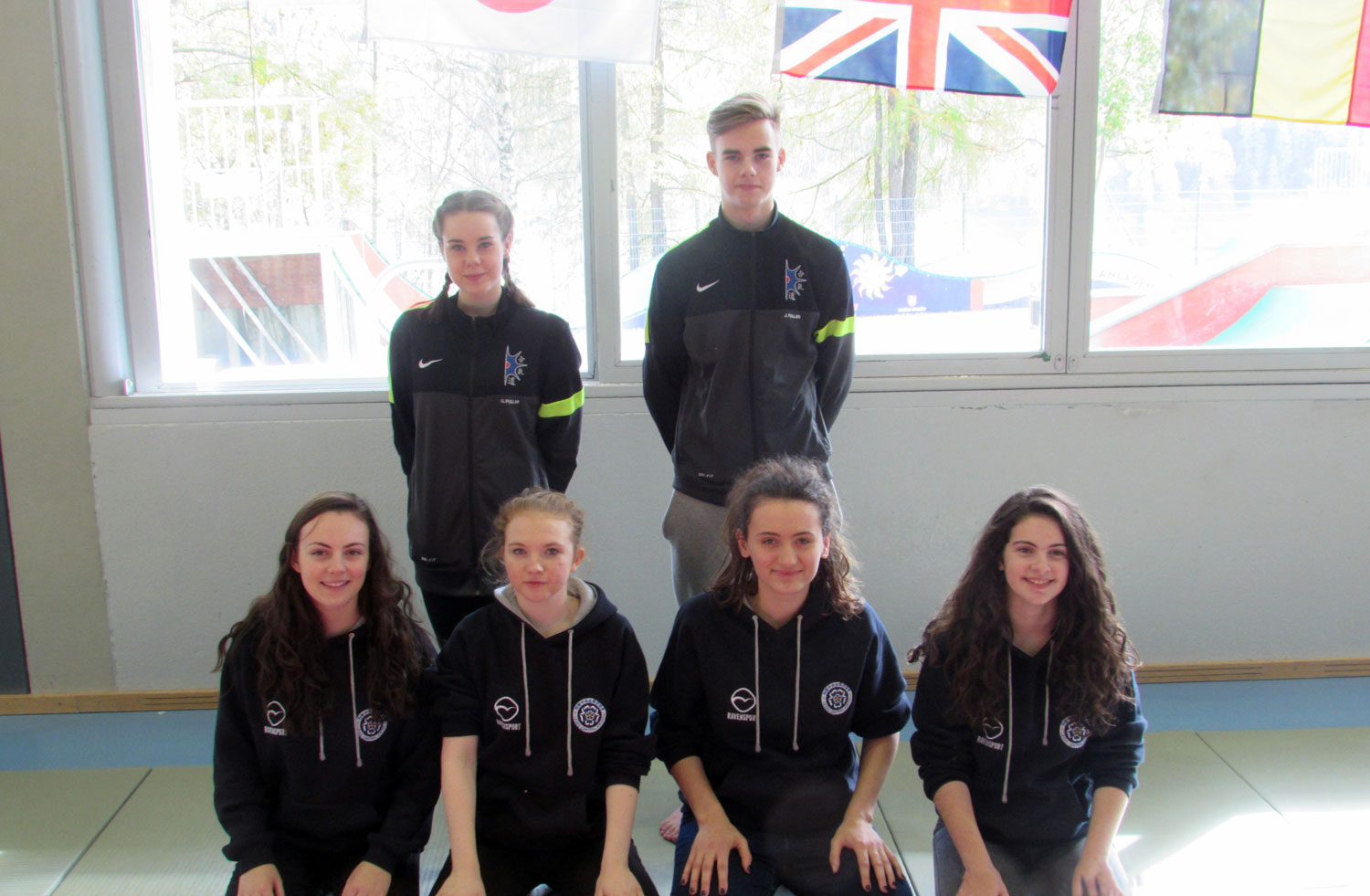 PHOTO: BACK ROW LEFT TO RIGHT: Georgia Pullan, Jake Pullan FRONT ROW LEFT TO RIGHT: Milly Bolton, Chloe Duckett, Sophia Drozd, Kitty Bolton