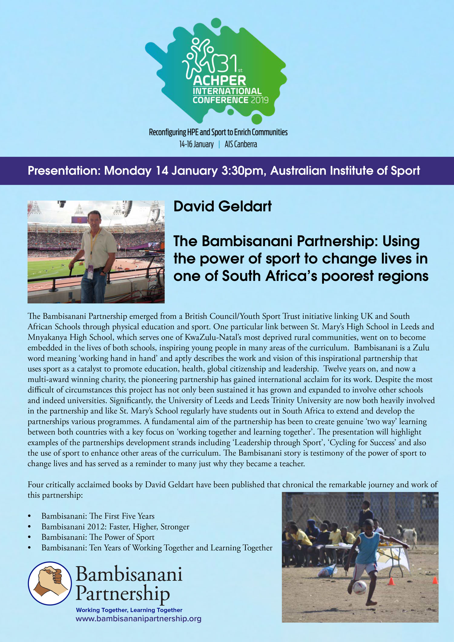 Poster for the presentation