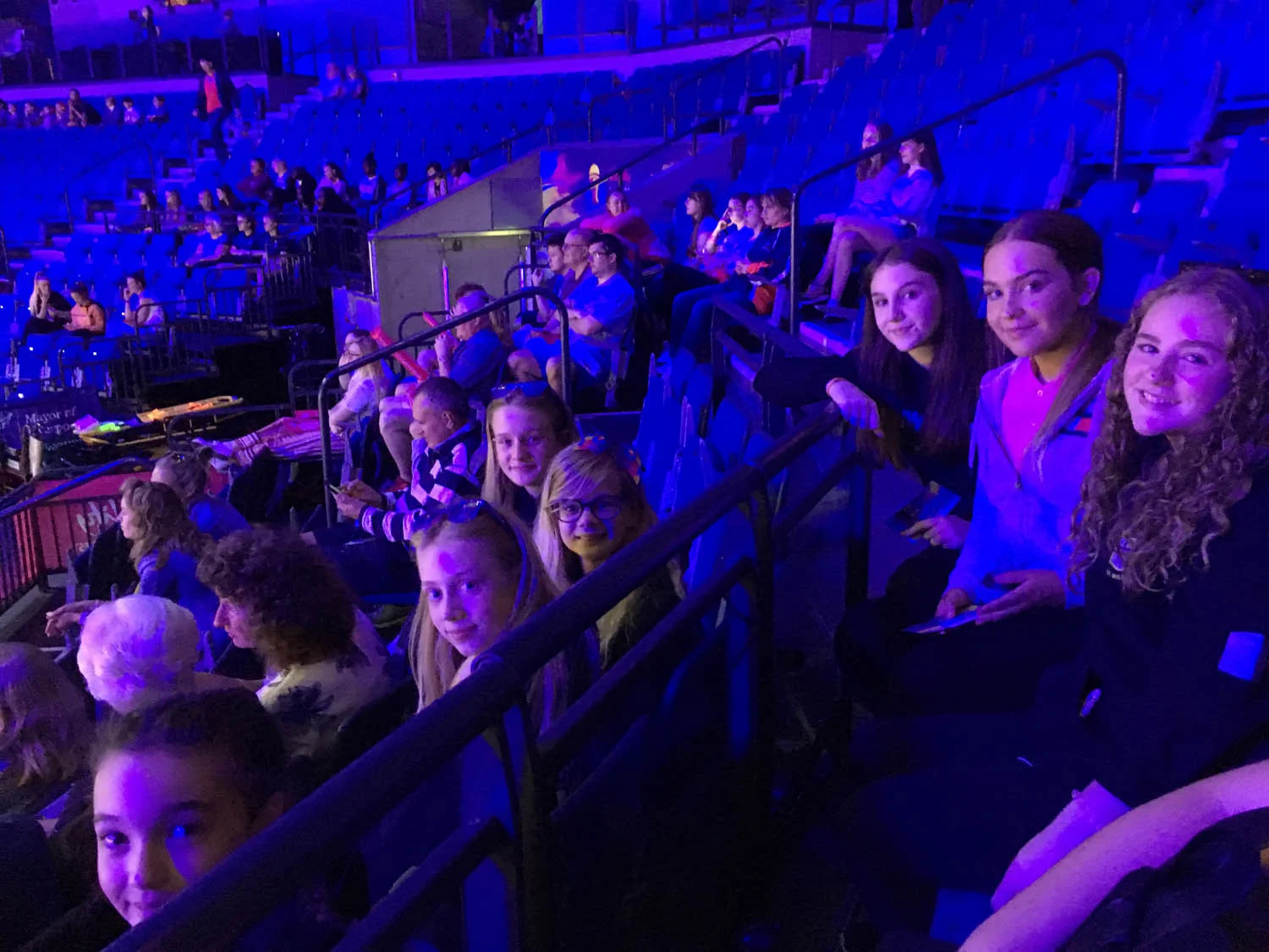 Inside the arena