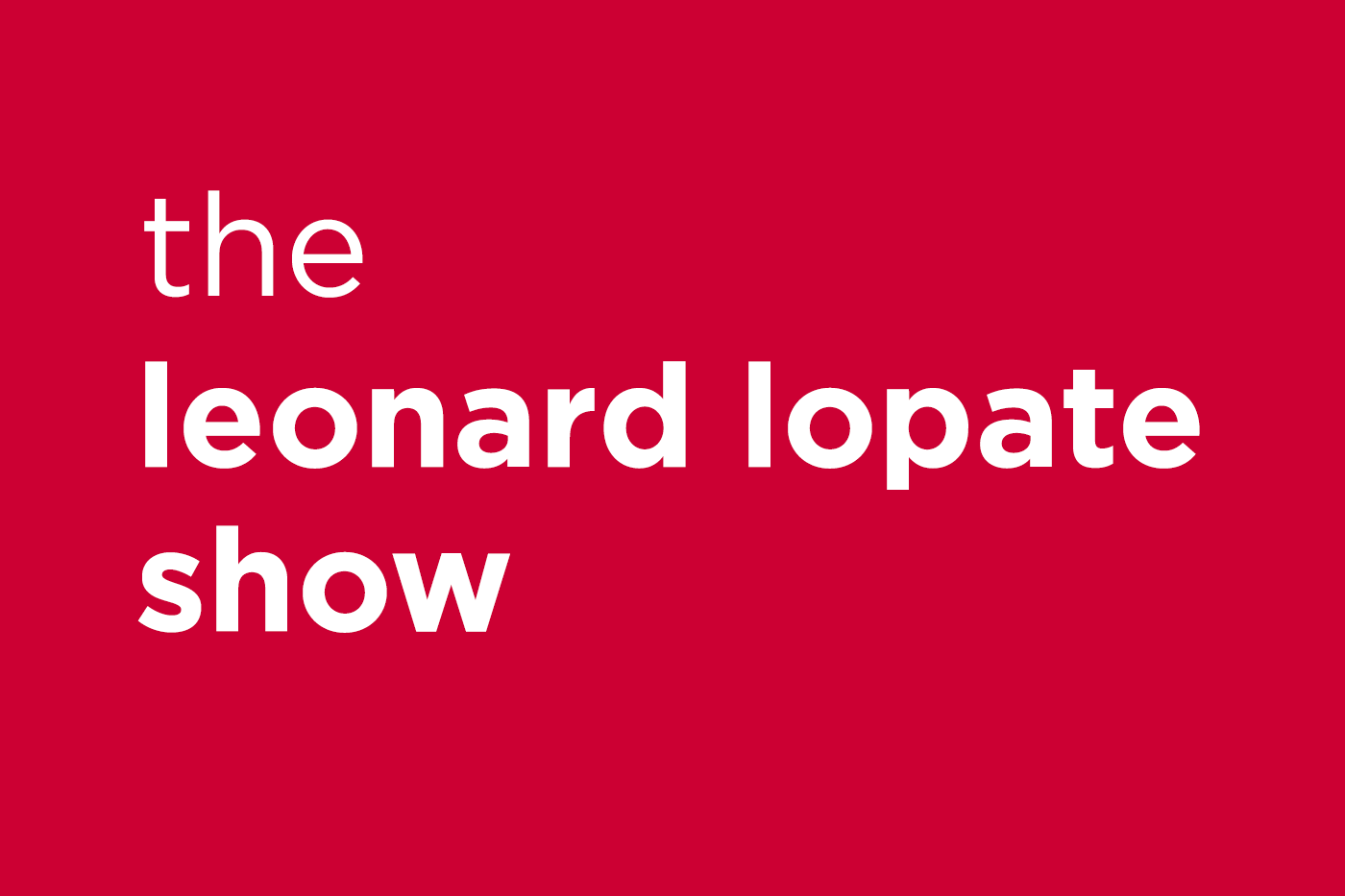 The Leonard Lopate Show Takes on Poverty