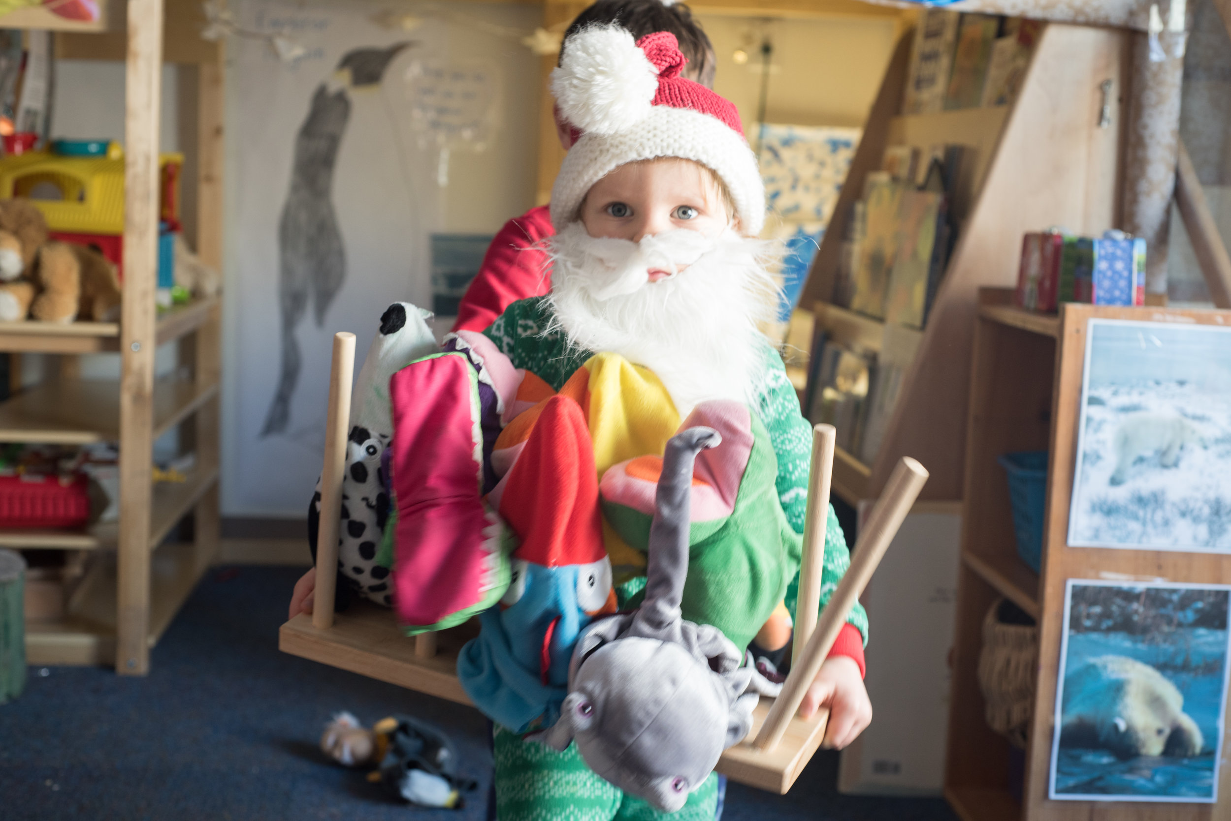 This portrait is part of a year-long project documenting classroom life at my son's preschool.