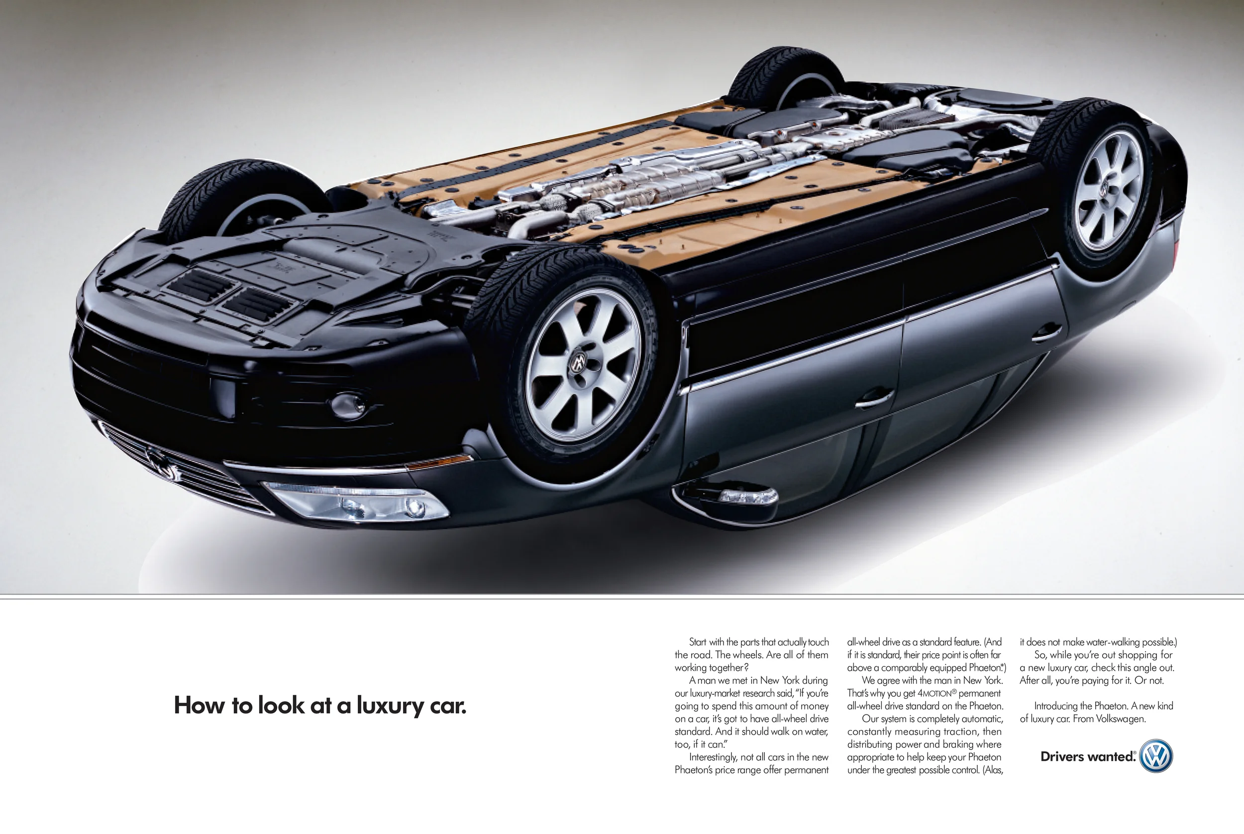 How to look at a luxury car.